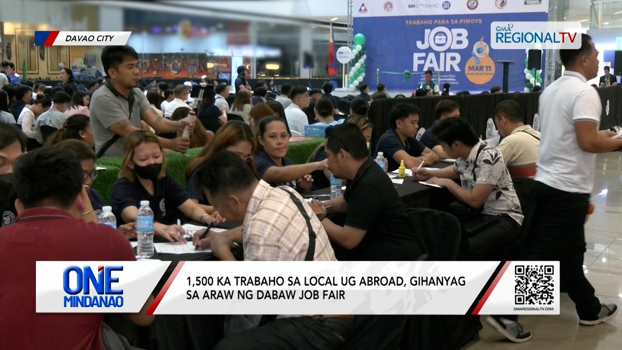 1,500 ka trabaho sa local ug abroad, gihanyag | One Mindanao