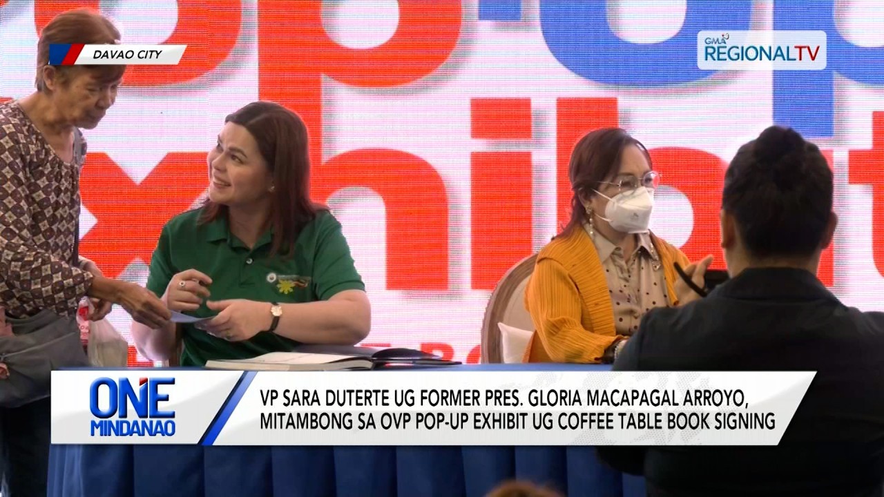 VP Sara ug former pres. Gloria, mitambong sa OVP pop-up exhibit | One Mindanao