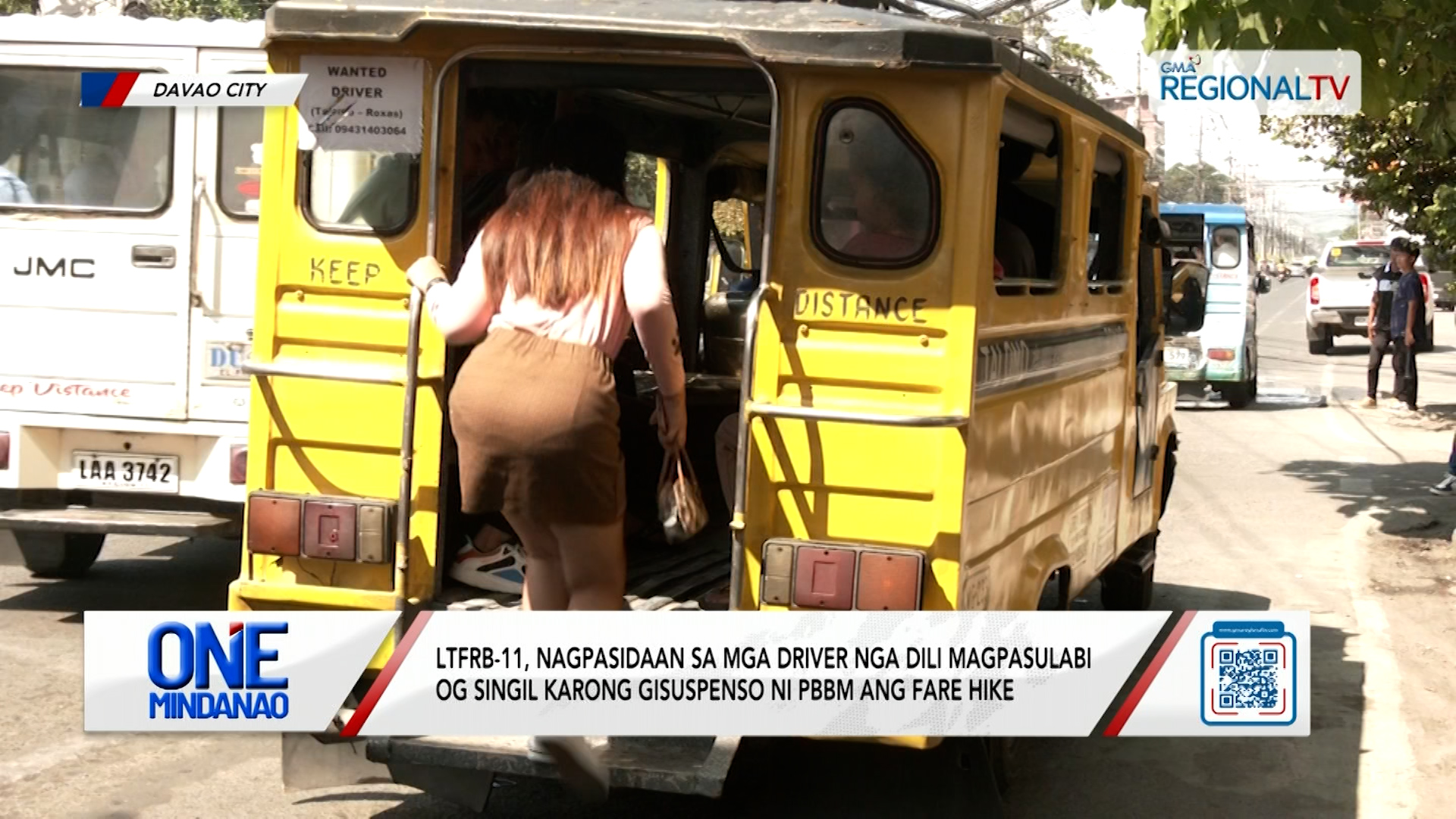 LTFRB-11, nagpasidaan sa mga driver nga dili magpasulabi og singil | One Mindanao