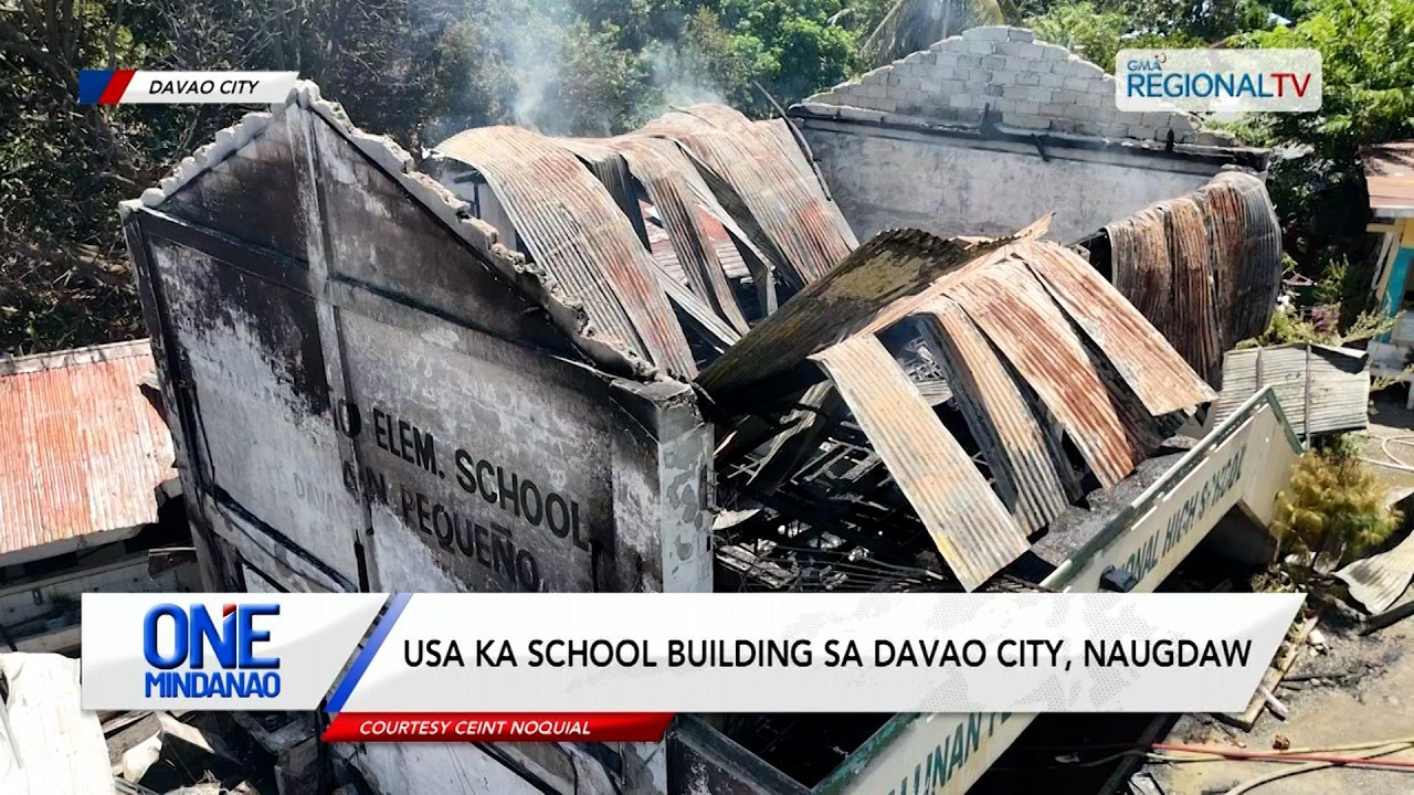 Usa ka school building sa Davao City, naugdaw | One Mindanao