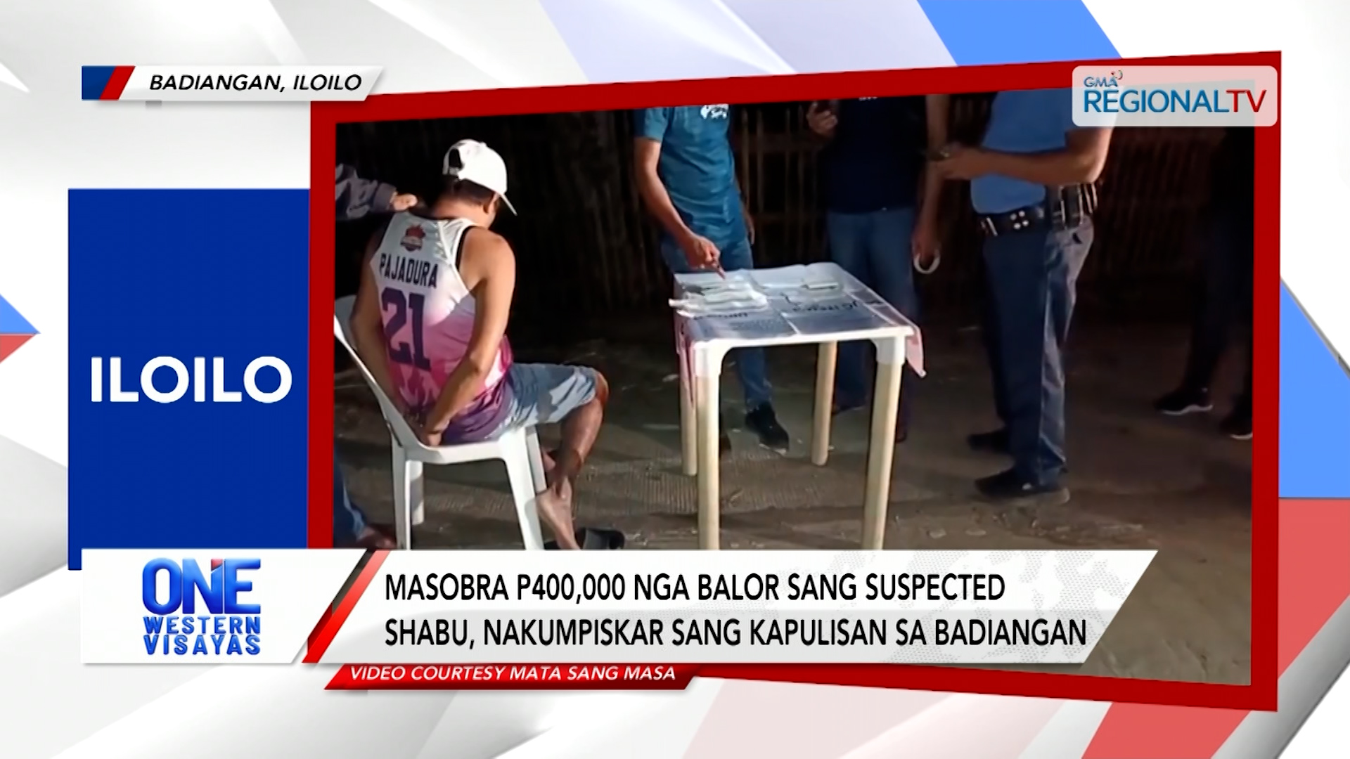 Masobra P400,000 nga balor sang suspected shabu, nakumpiskar sa Badiangan | One Western Visayas