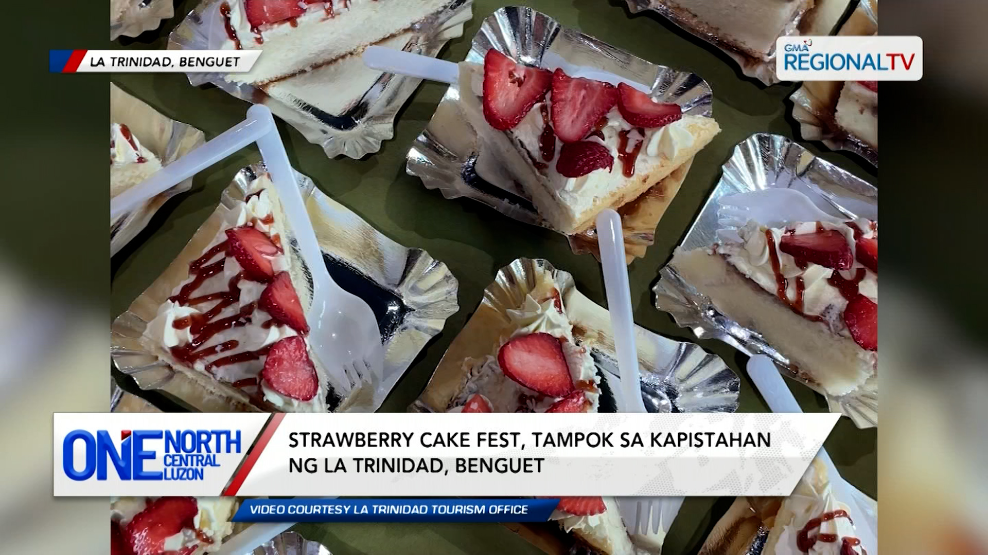Strawberry cake fest, tampok sa kapistahan ng La Trinidad, Benguet | One North Central Luzon