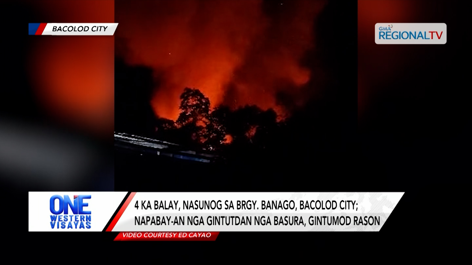 4 ka balay, nasunog sa Bacolod City; 2 ka balay sa Oton, Iloilo, nasunog man | One Western Visayas