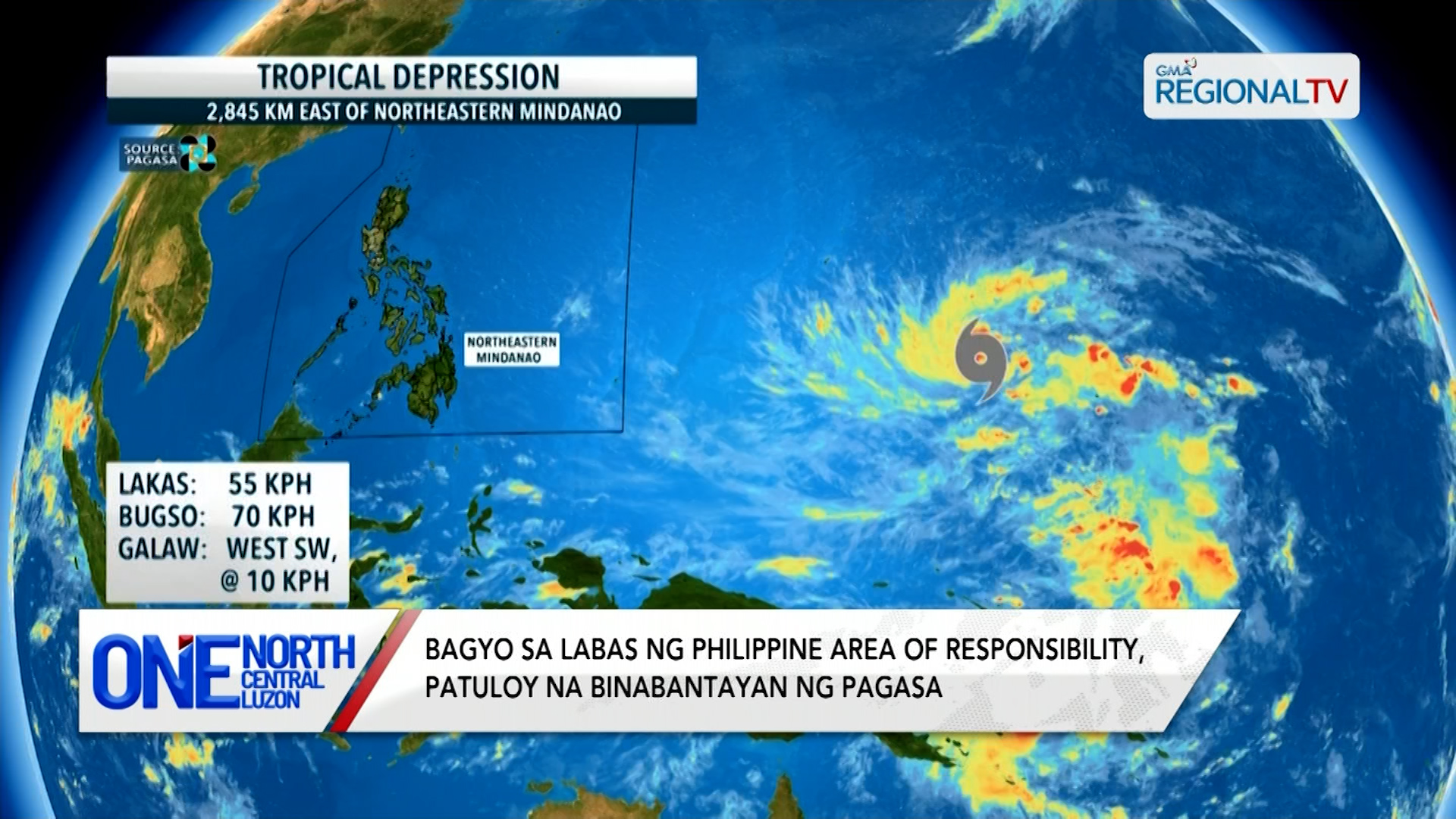 Bagyo sa labas ng PAR, patuloy na binabantayan ng PAGASA | One North Central Luzon