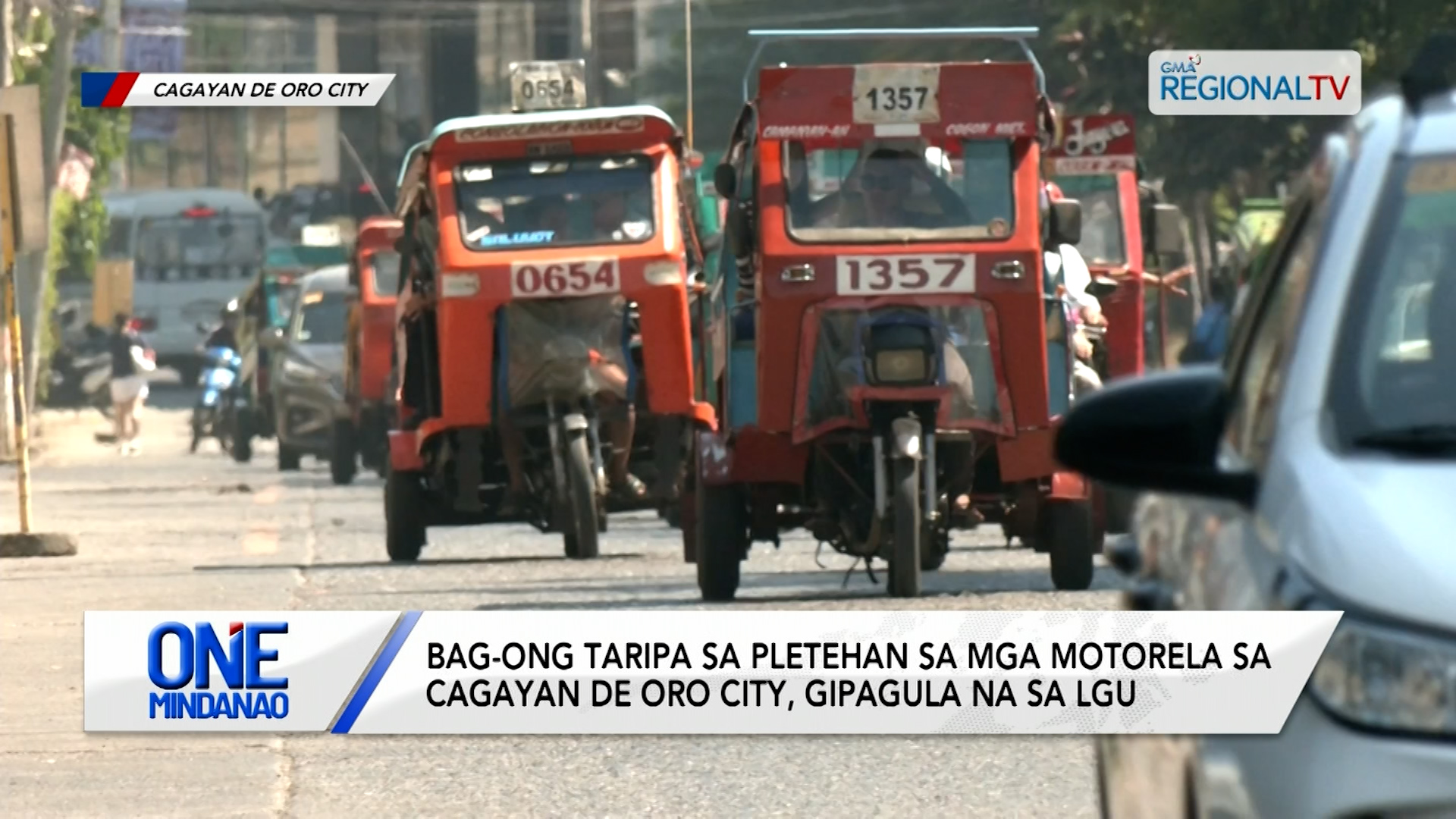Bag-ong taripa sa pletehan sa mga motorela sa Cagayan de Oro City, gipagula| One Mindanao