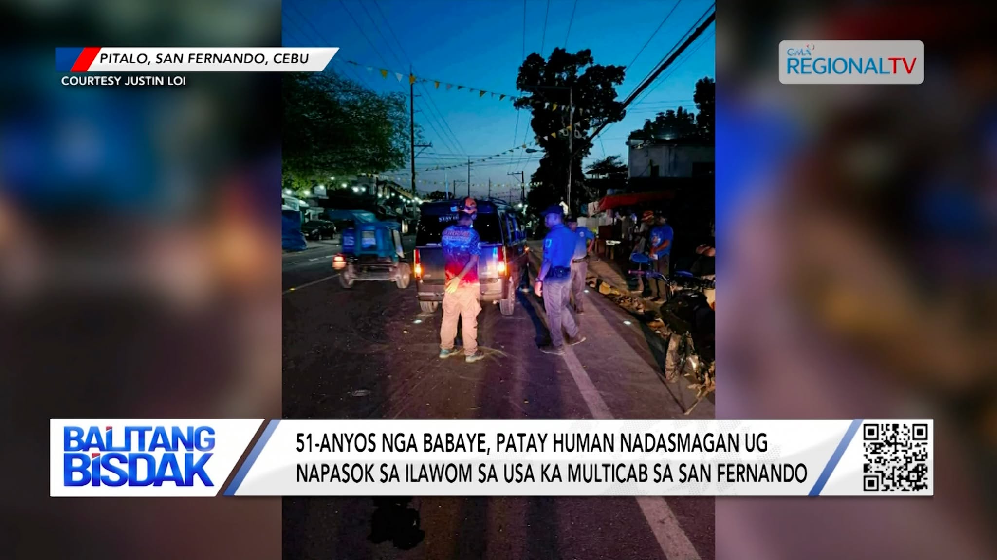 Babaye, Patay Human Nadasmagan ug Napasok Ilawom sa Multicab | Balitang Bisdak