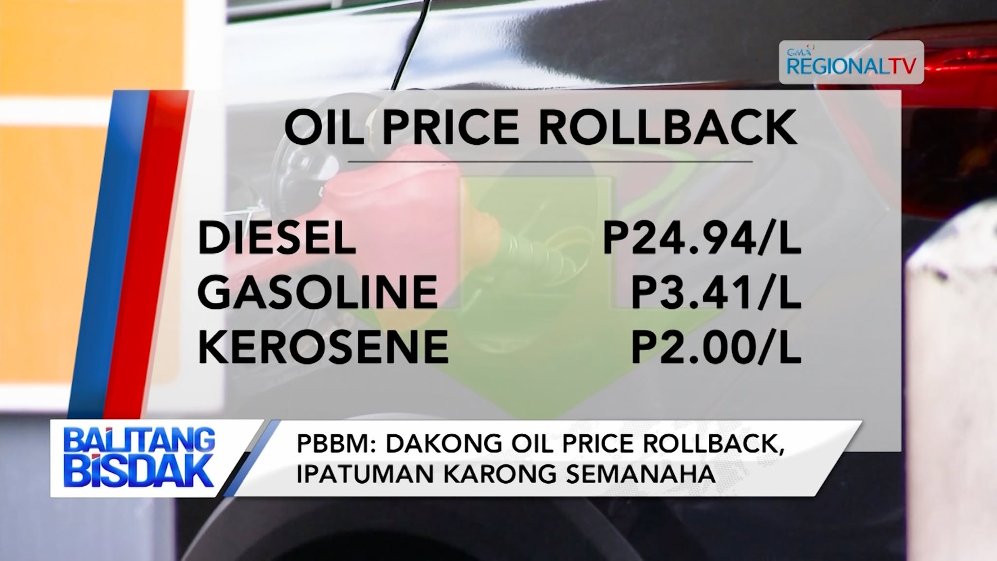 PBBM: Dakong Oil Price Rollback, Ipatuman karong Semanaha | Balitang Bisdak