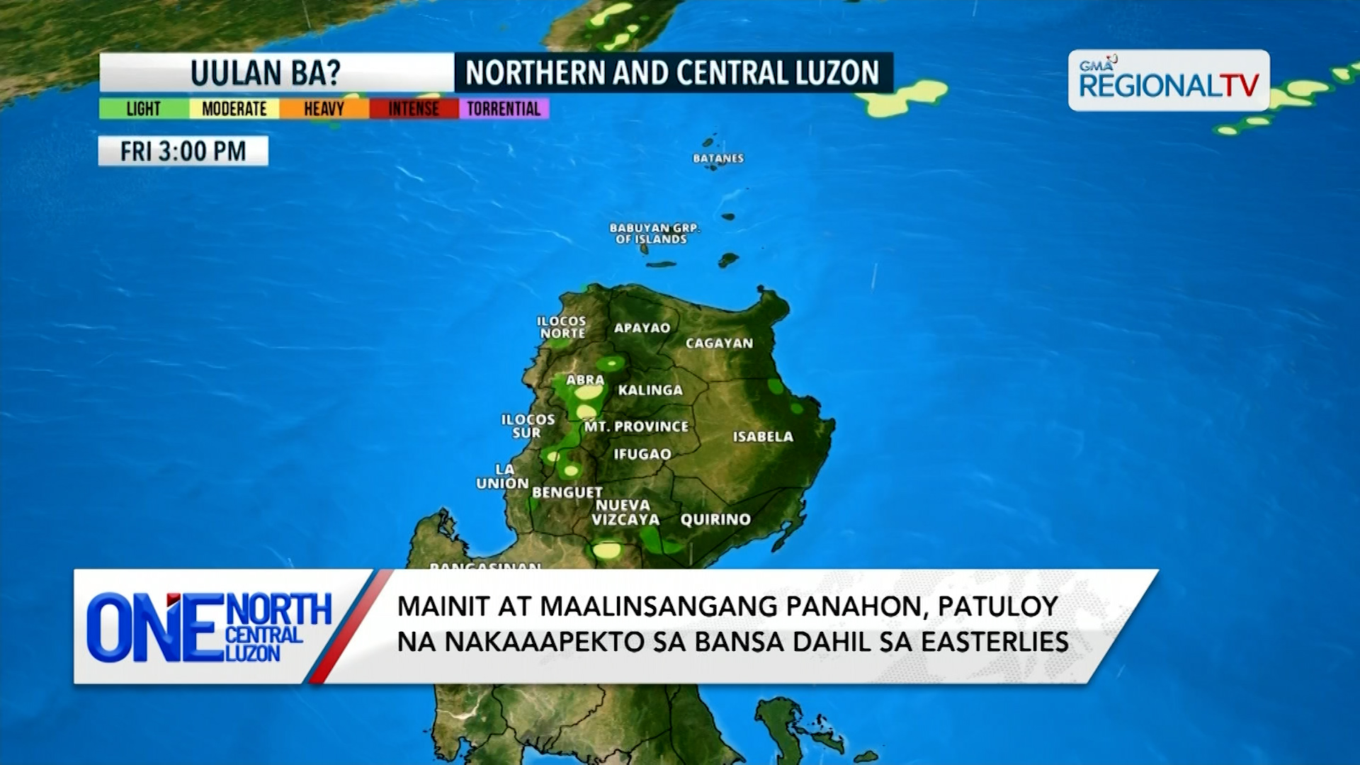 Weather Update (May 1, 2026, as of 5PM) | One North Central Luzon