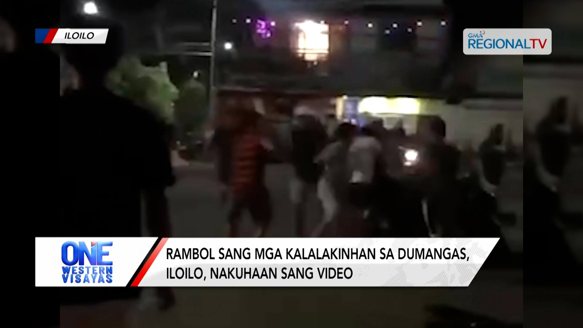 Rambol sang mga kalalakinhan sa Dumangas, Iloilo, nakuhaan sang video | One Western Visayas