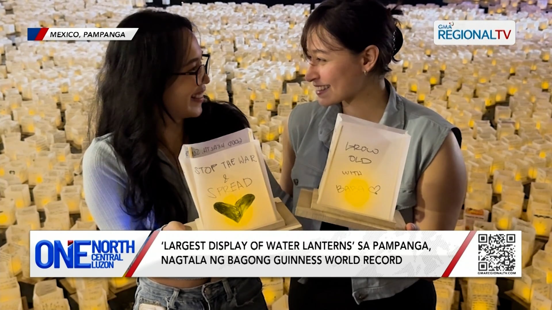 ‘Largest Display of Water Lanterns’ nagtala ng Guinness World Record | One North Central Luzon