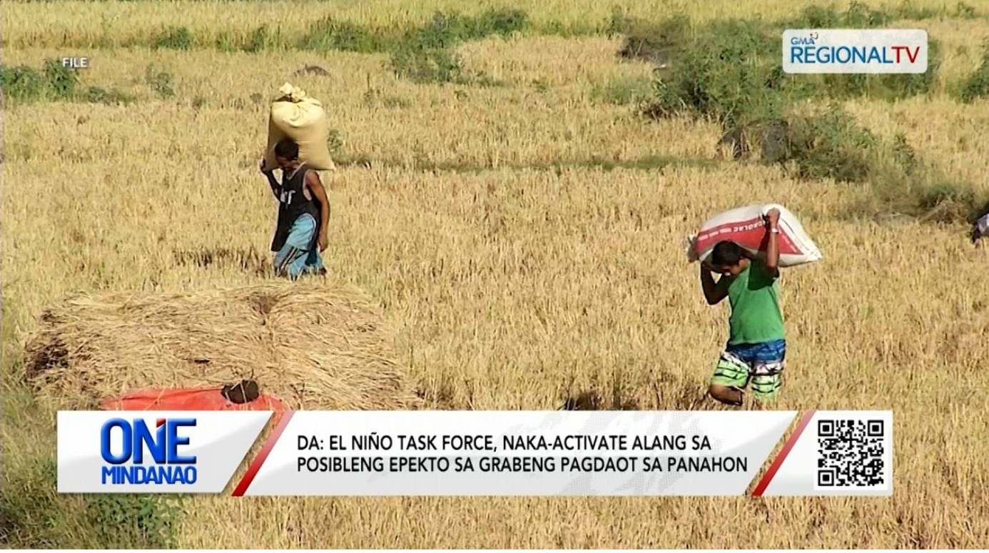 DA: El Niño Task Force, naka-activate na I One Mindanao