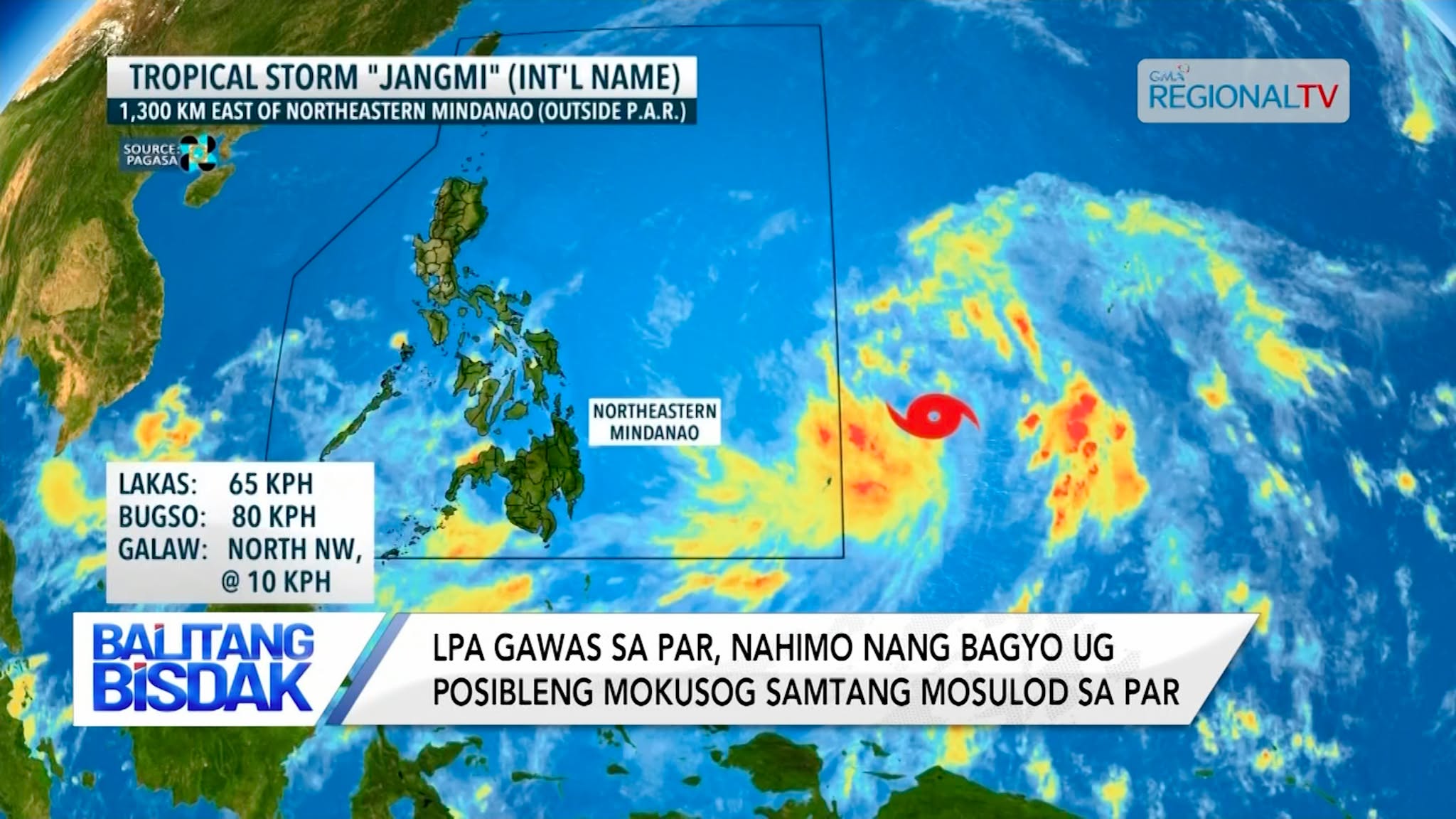 LPA Gawas sa PAR, Nahimo nang Bagyo | Balitang Bisdak
