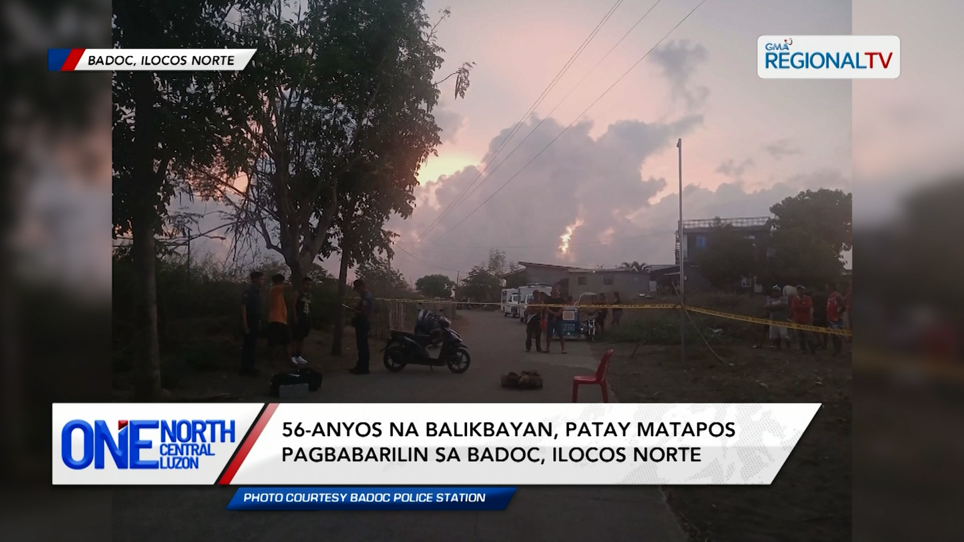 Balikbayan, patay matapos pagbabarilin sa Badoc, Ilocos Norte | One North Central Luzon
