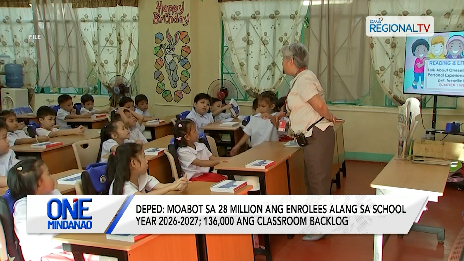 DEPED: moabot sa 28 million ang enrolees alang sa school year 2026-2027I One Mindanao