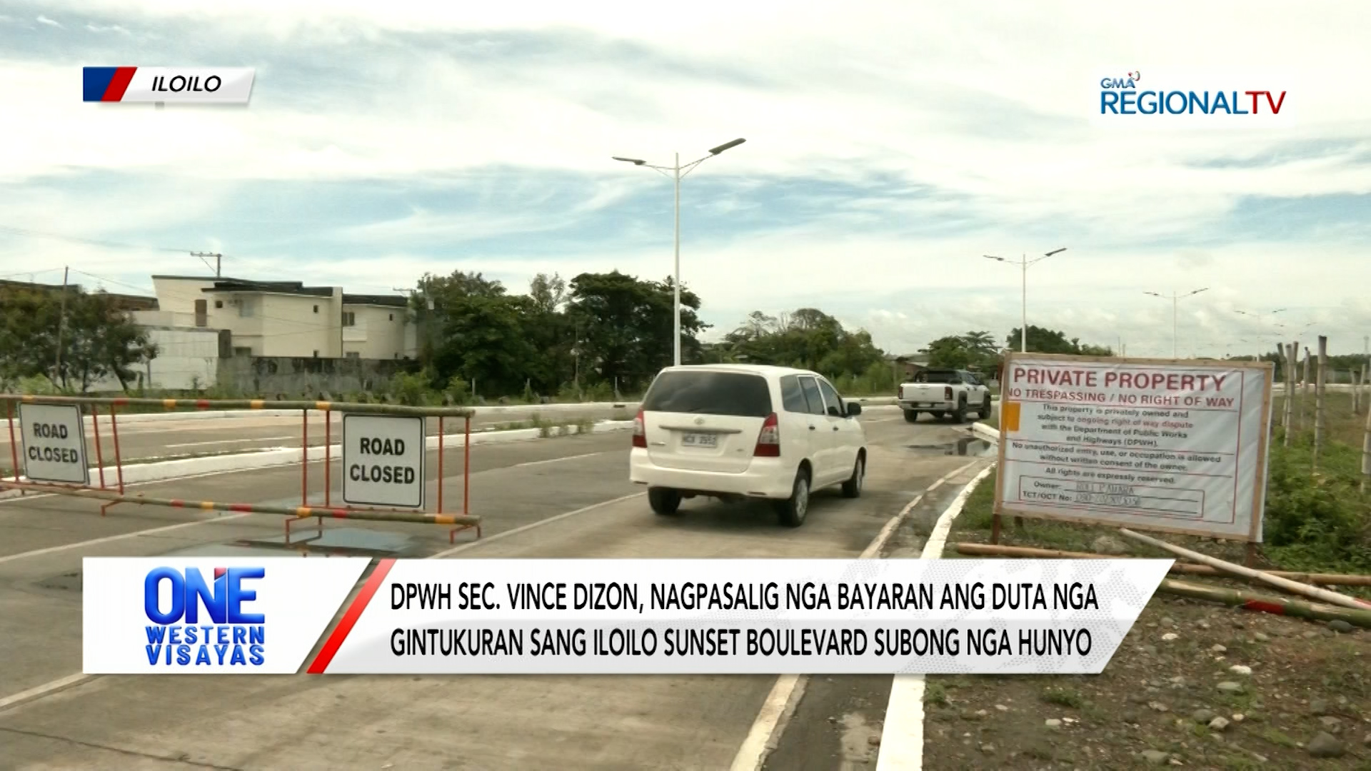 DPWH Sec. Dizon: bayaran ang duta nga gintukuran sang Iloilo Sunset Boulevard | One Western Visayas
