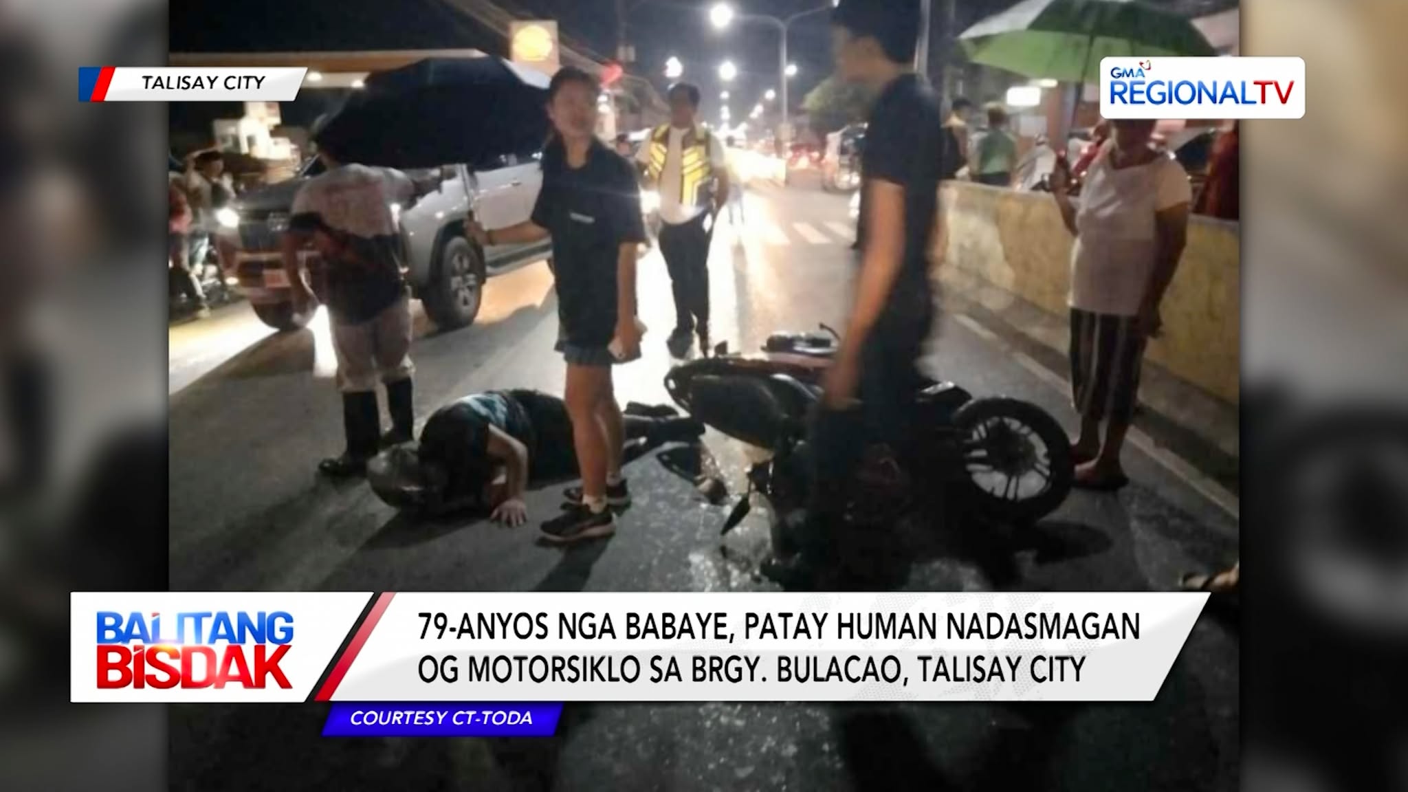 Senior Citizen nga Babaye, Patay Human Nadasmagan og Motorsiklo sa Talisay City | Balitang Bisdak