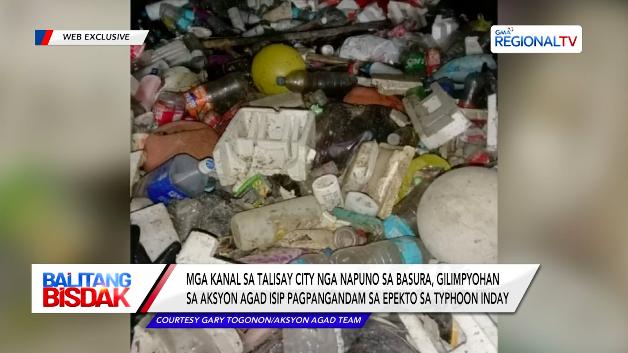 Mga kanal sa Talisay City nga Napuno sa Basura, Gilimpyohan Mga kanal sa Talisay Ci| Balitang Bisdak