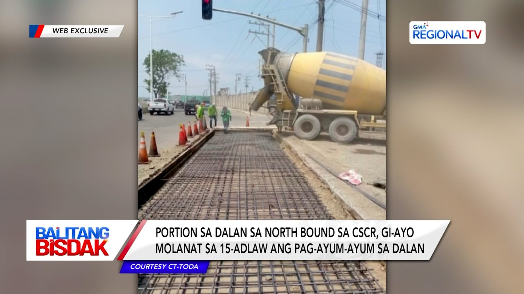 Portion sa Dalan sa CSCR, Gi-ayo | Balitang Bisdak
