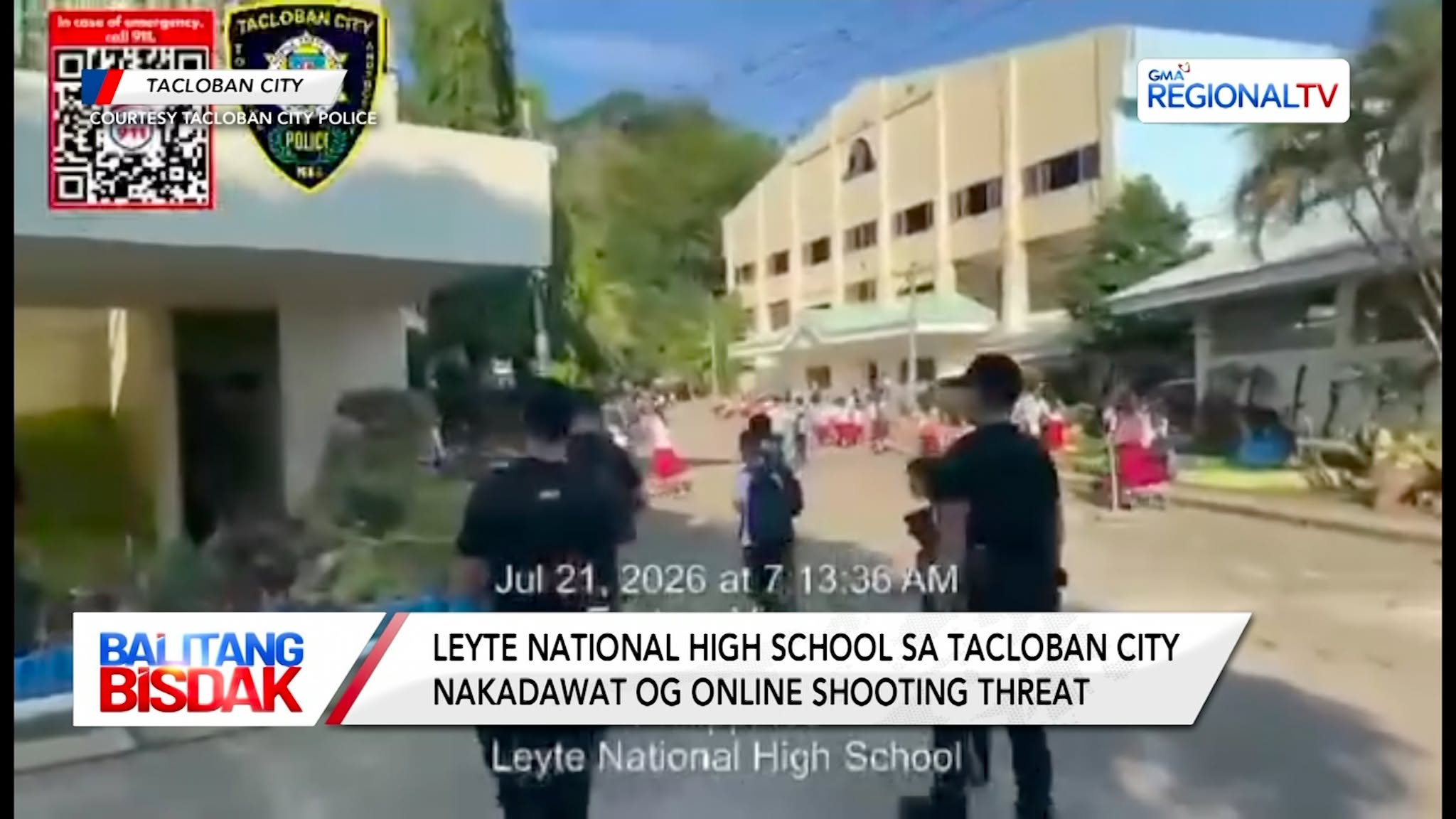 Leyte National High School, Nakadawat og Online Shooting Threat | Balitang Bisdak