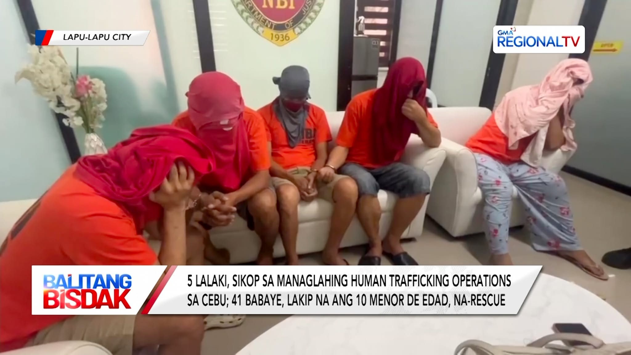 5 Lalaki, Sikop tungod sa Human Trafficking | Balitang Bisdak