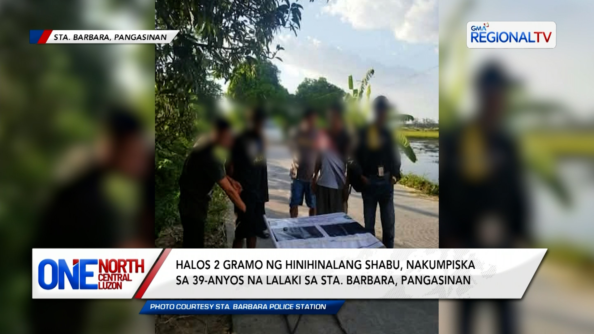 Halos 2 gramo ng hinihinalang shabu, nakumpiska sa Sta. Barbara | One North Central Luzon