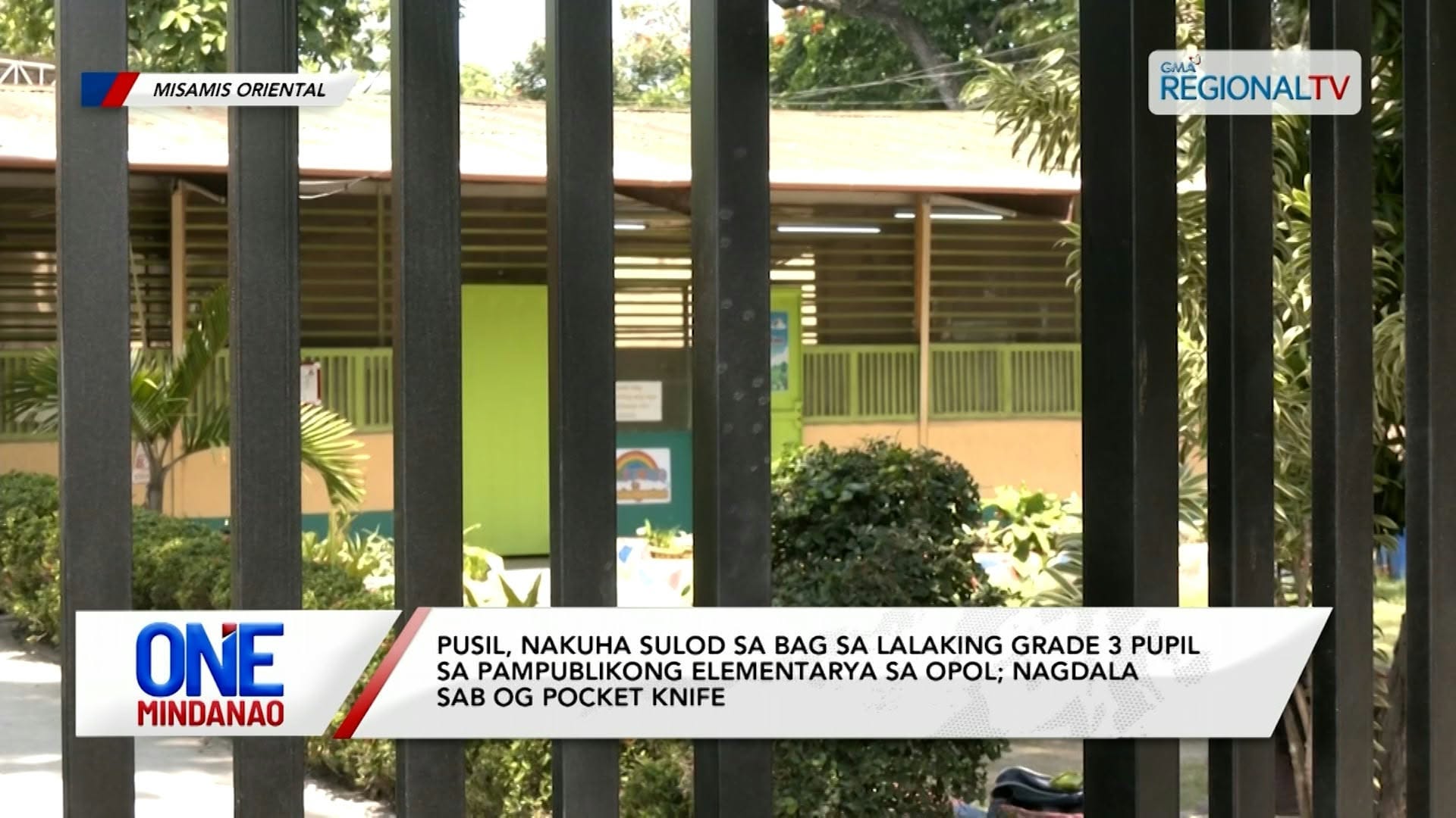Pusil, nakuha sulod sa bag sa lalaking Grade 3 pupil I One Mindanao