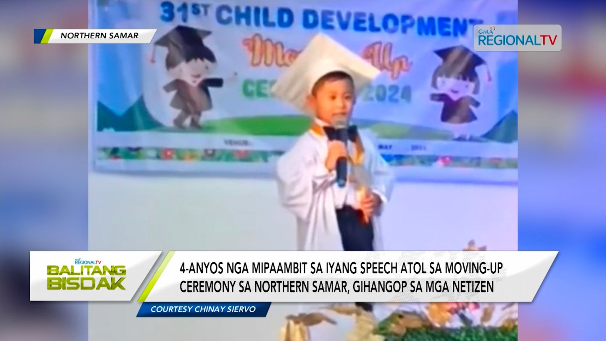 Graduation speech sa 4-anyos, gi-heart sa mga netizen