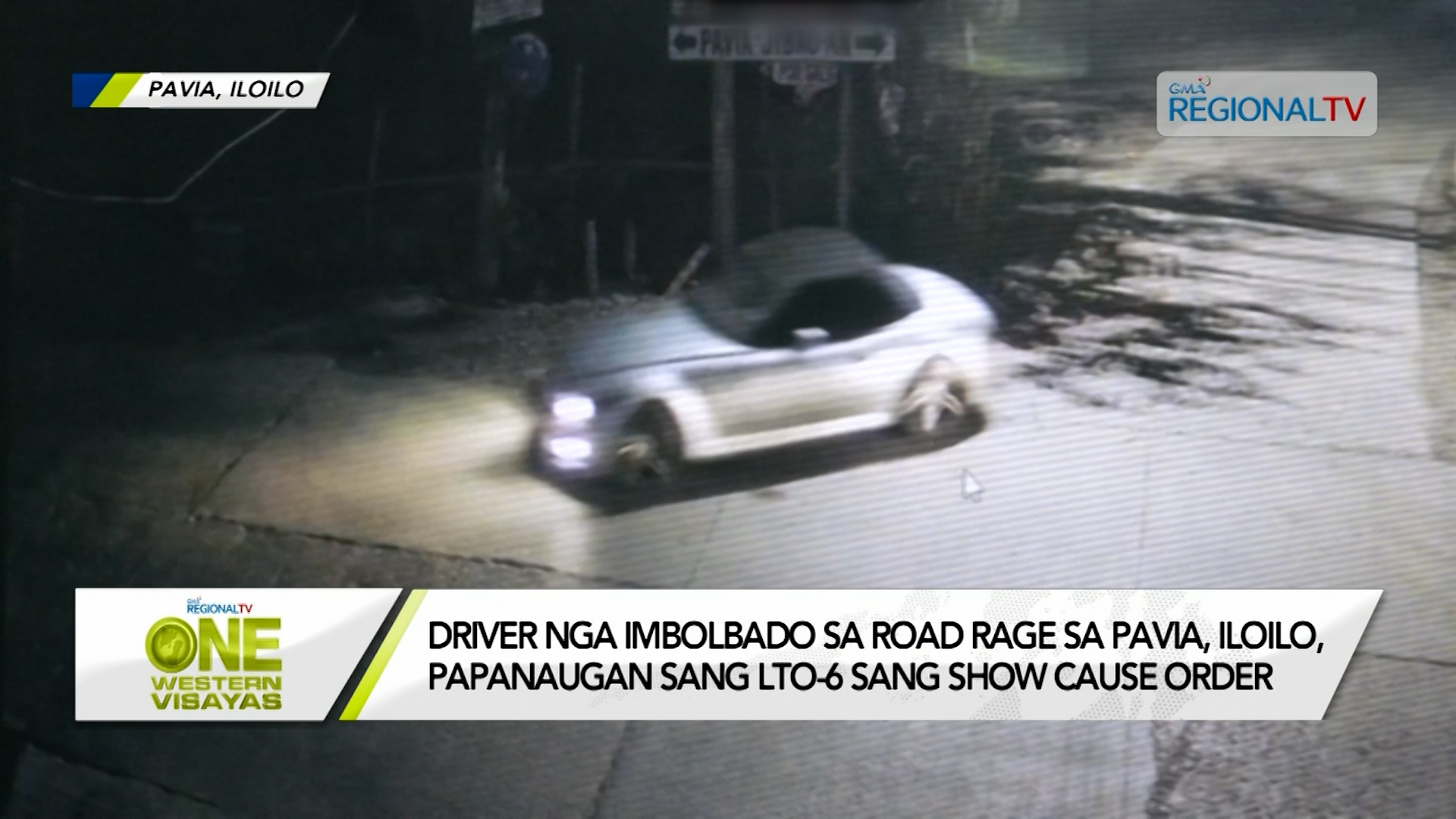 Driver nga imbolbado sa road rage sa Pavia, Iloilo, pasabton sang LTO-6