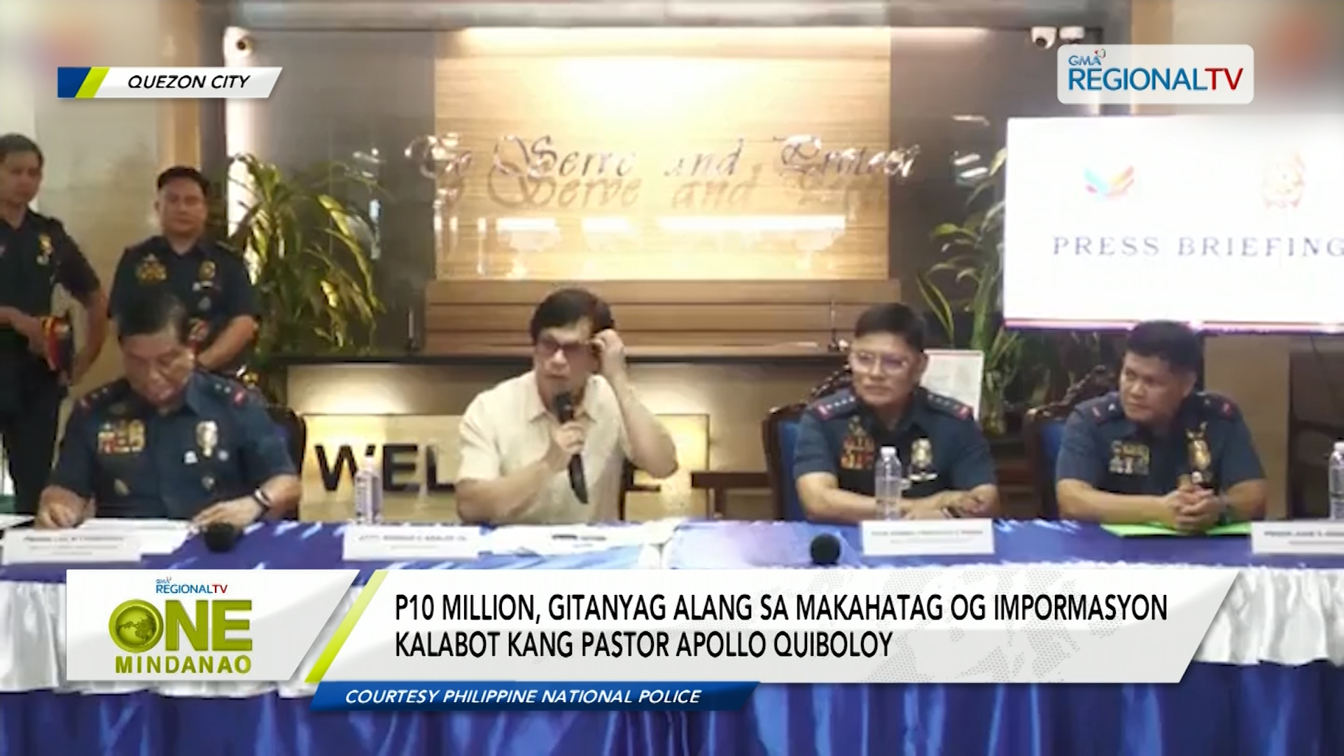 P10 MILLION, gitanyag alang sa makahatag og impormasyon kalabot kang PACQ