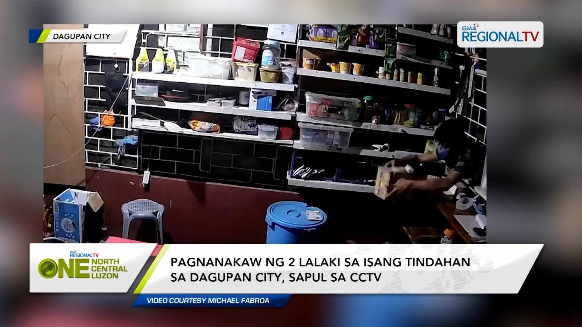 Pagnanakaw ng 2 lalaki sa isang tindahan sa Dagupan City, sapul sa CCTV