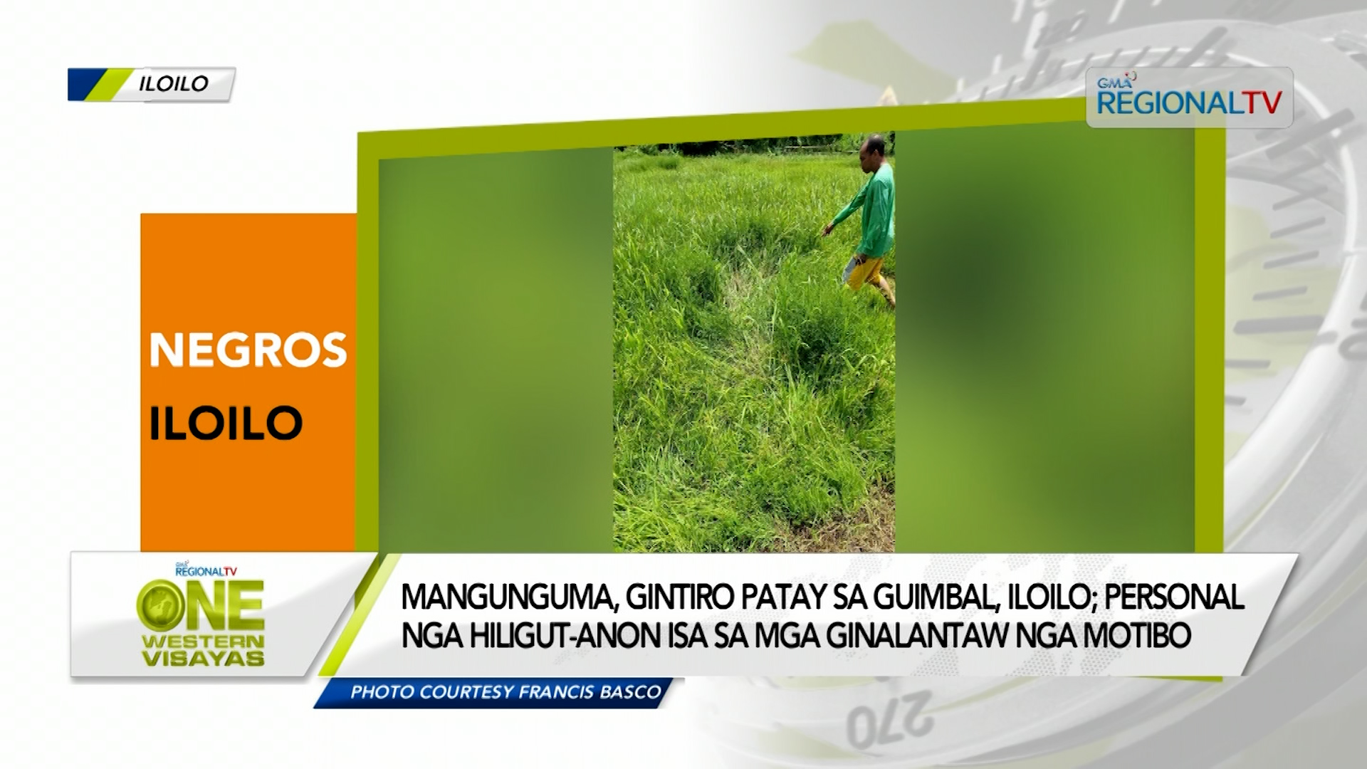 Mangunguma, gintiro patay sa Guimbal, Iloilo