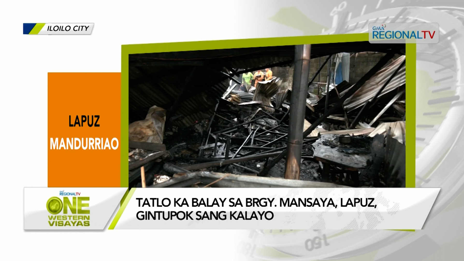 Tatlo ka balay sa Brgy. Mansaya, Lapuz, ginlamon sang kalayo