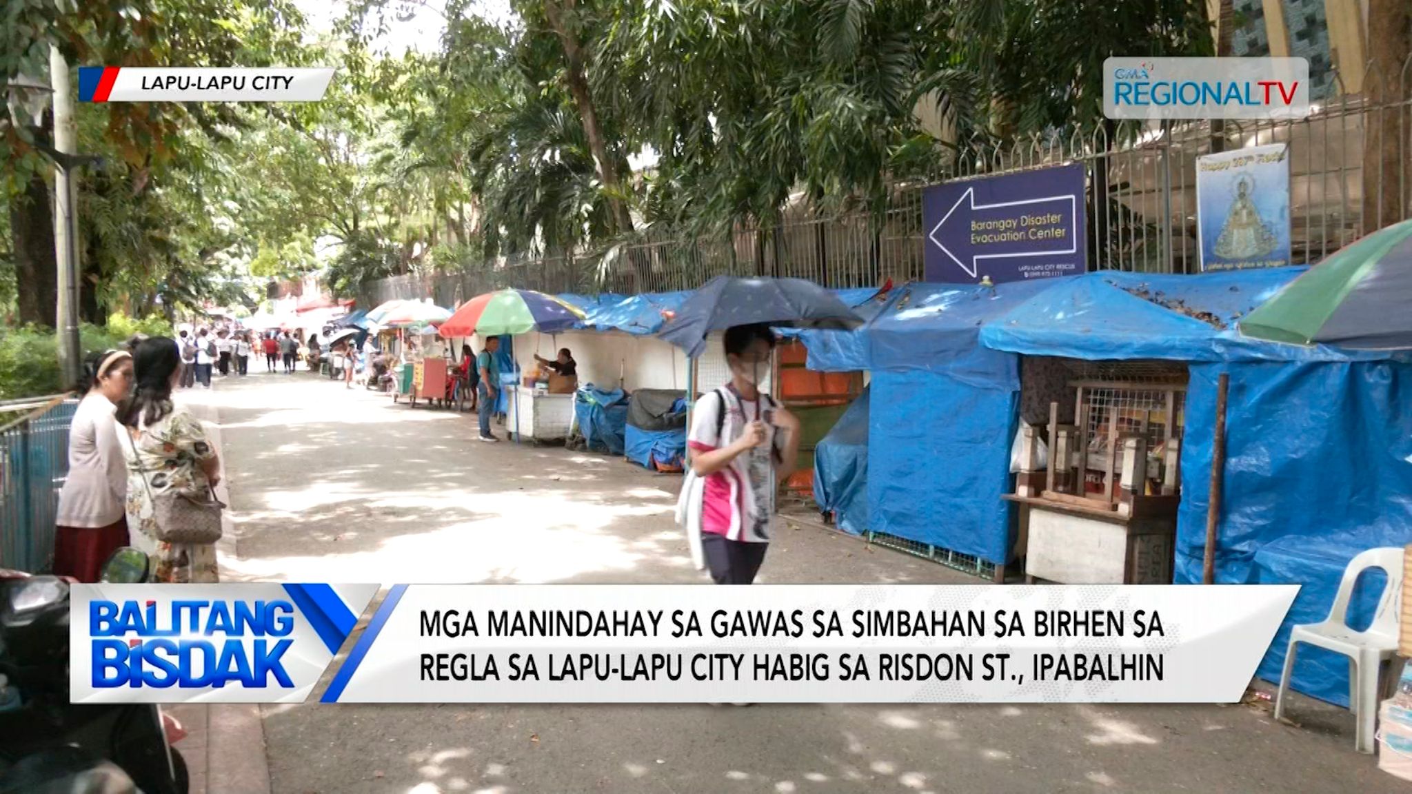 Mga manindahay sa gawas nga bahin sa birhen sa Regla gitinguhang ma-relocate