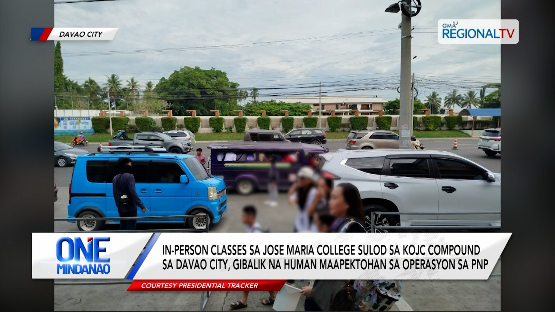 In-person classes JMC, gibalik na human maapektohan sa operasyon sa PNP