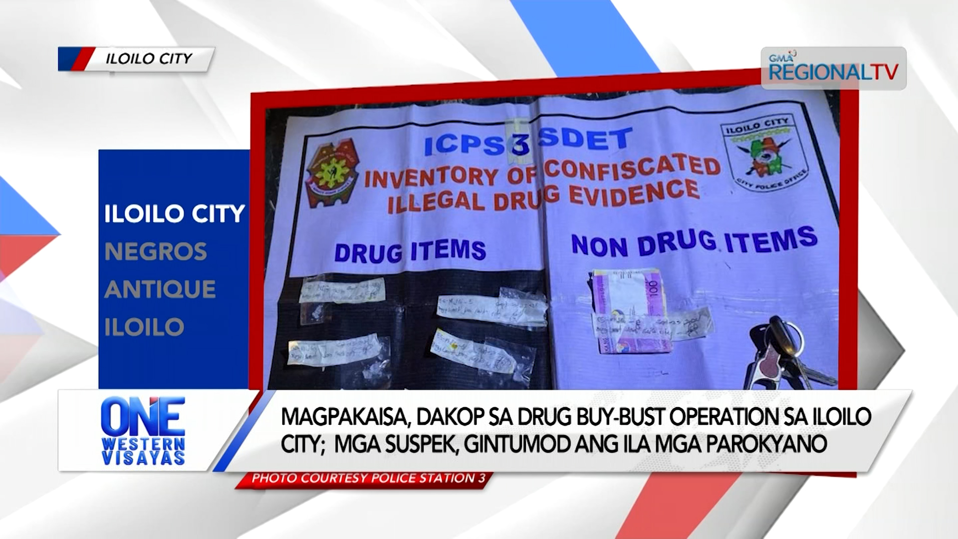 Magpakaisa, dakop sa drug buy-bust operation sa Iloilo City