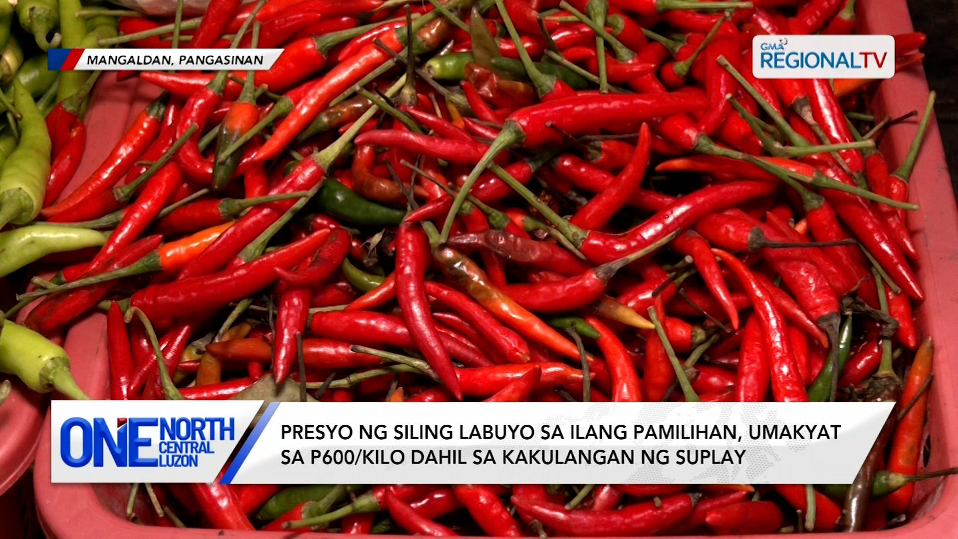 Presyo ng siling labuyo, umakyat sa P600/kl dahil sa kakulangan ng suplay