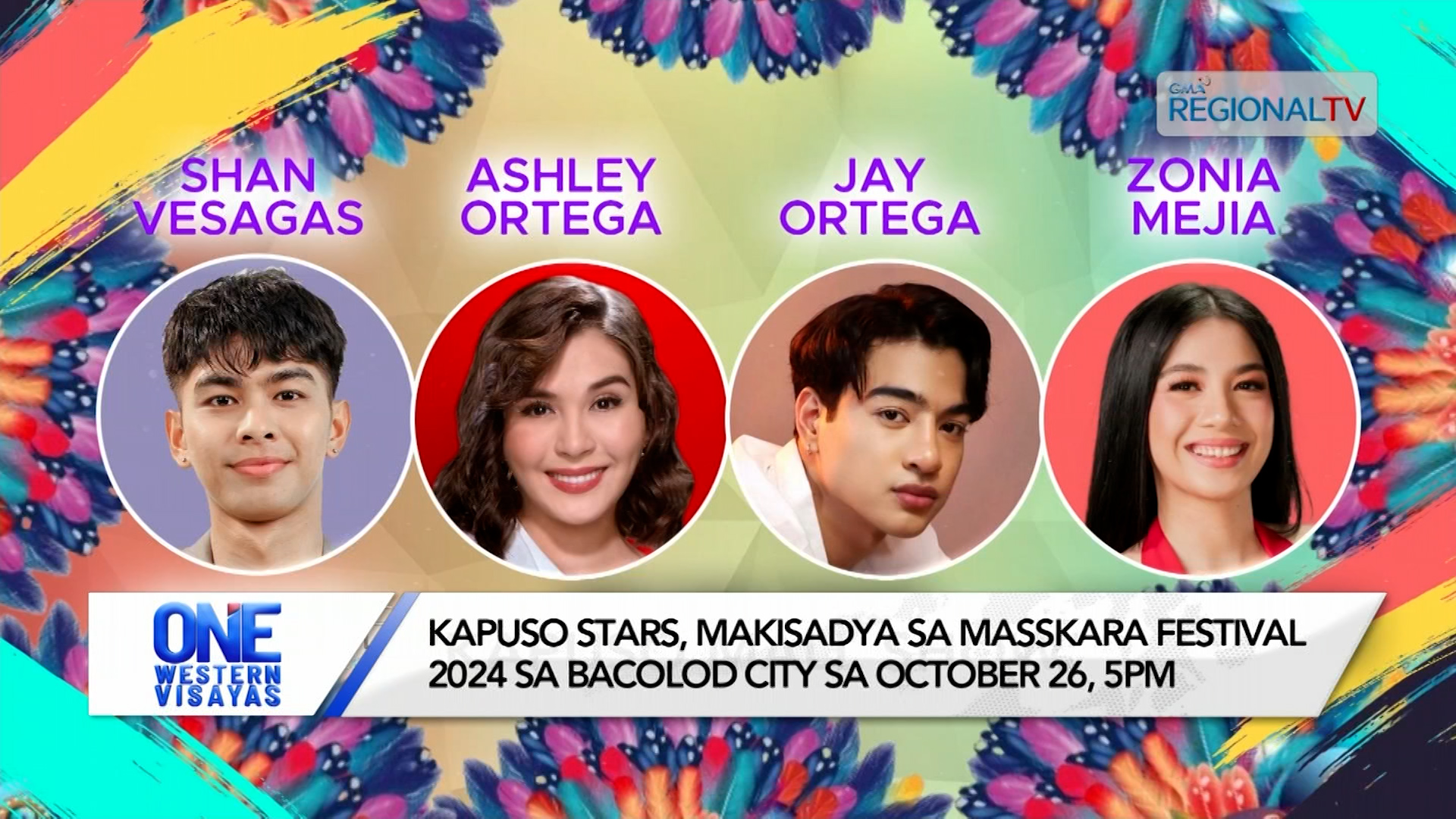 Kapuso stars, makisadya sa Masskara Festival 2024 sa October 26, 5pm