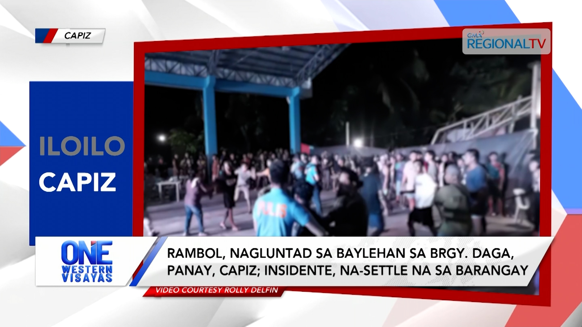 Rambol, nagluntad sa baylehan sa Brgy. Daga, Panay, Capiz