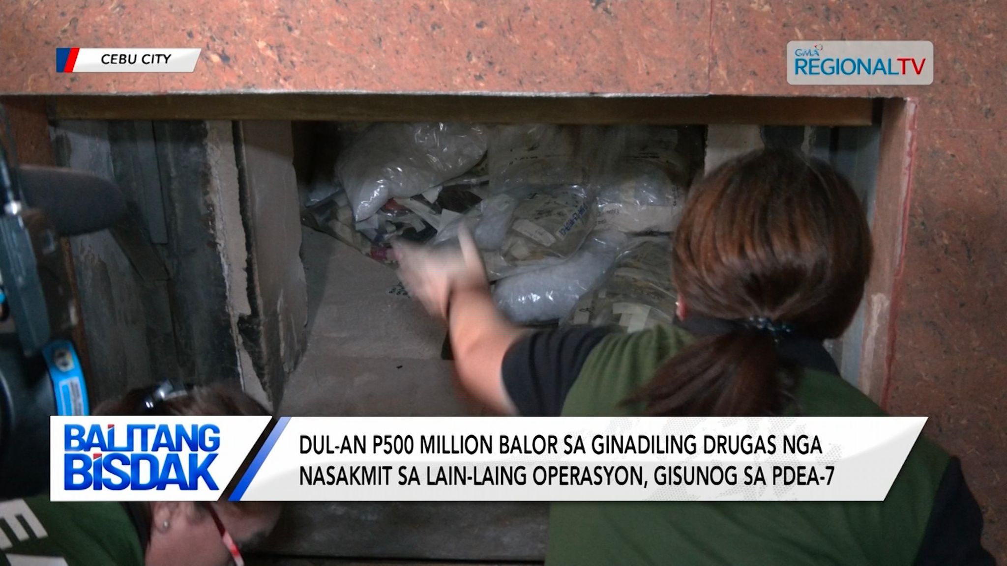 Dul-an P500M sa ginadiling drugas nga nasakmit sa lain-laing operasyon, gisunog