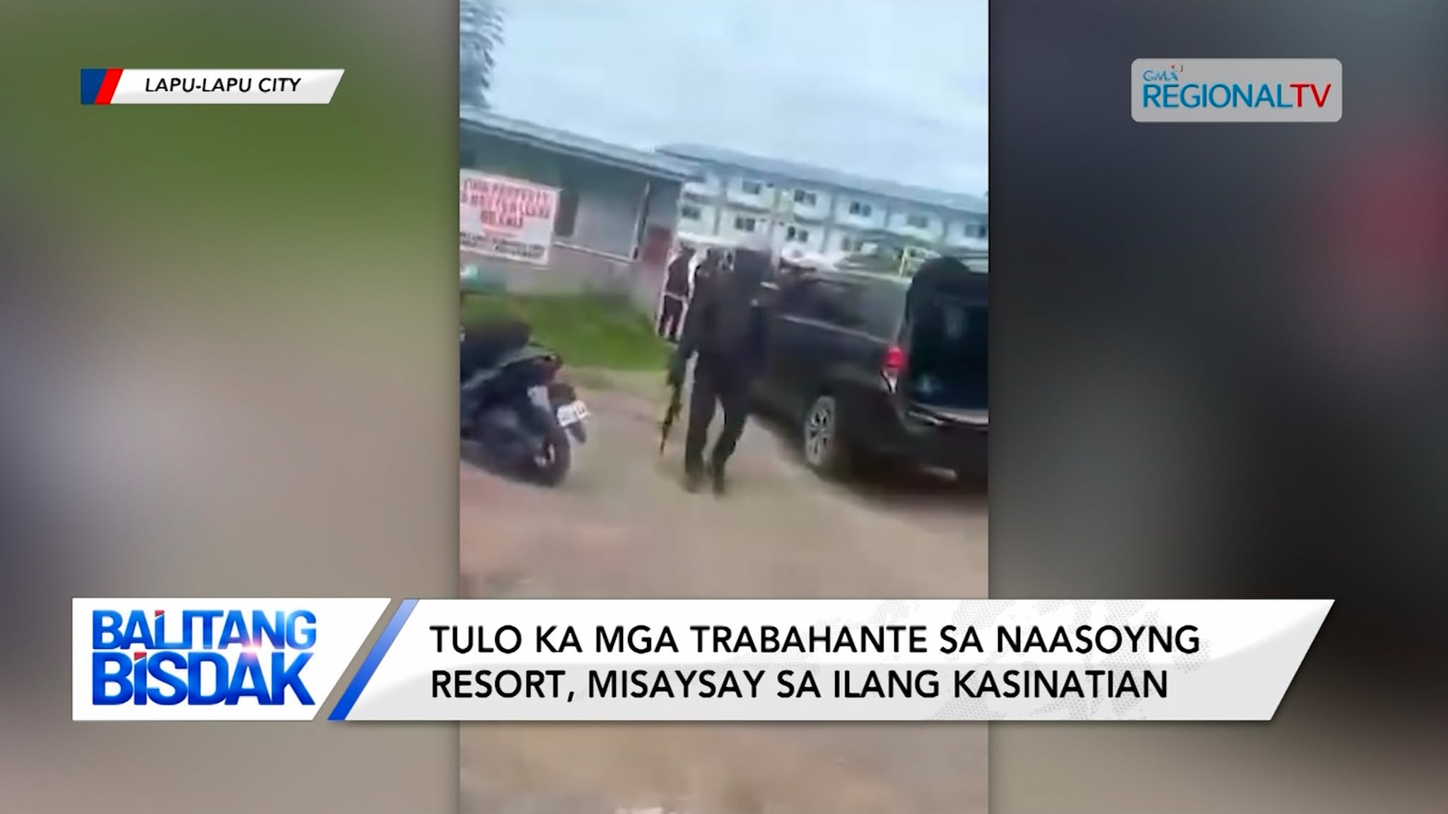 Nagpailang tag-iya sa resort nga daw gisulod og armadong grupo, mipasabot sa isyu