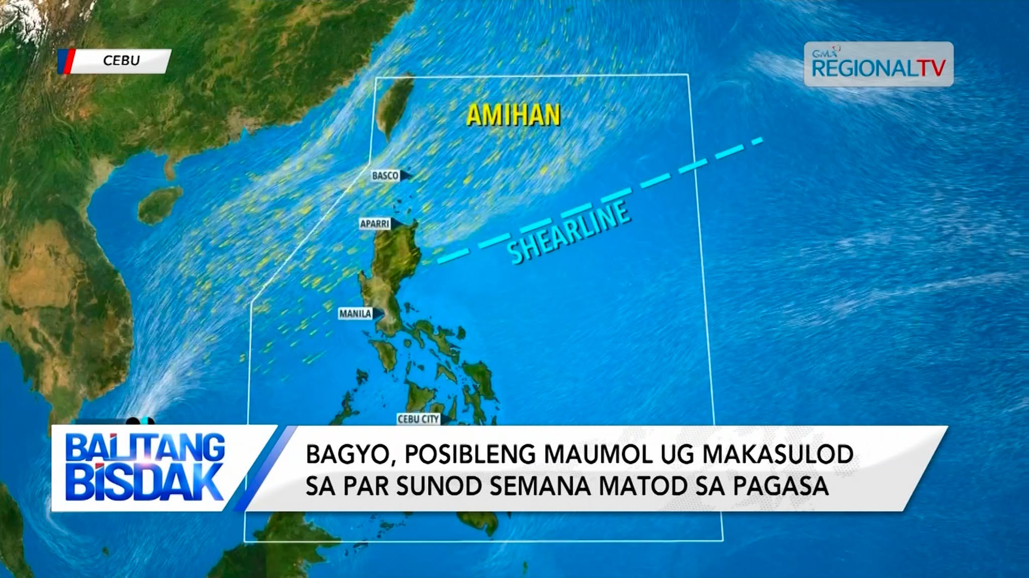 Bagyo, posibleng maumol ug makasulod sa PAR sunod semana