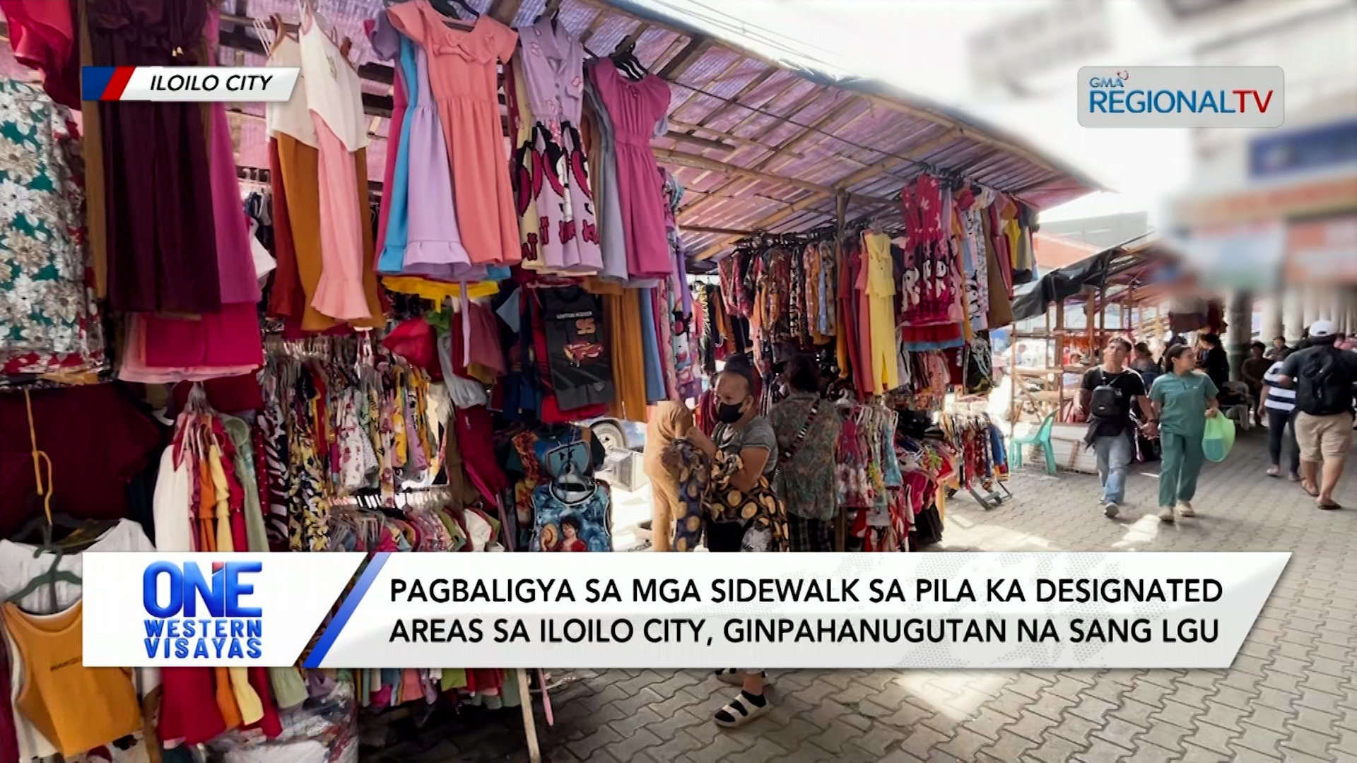 Pagbaligya sa pila ka designated sidewalk areas sa Iloilo City, ginpahanugutan