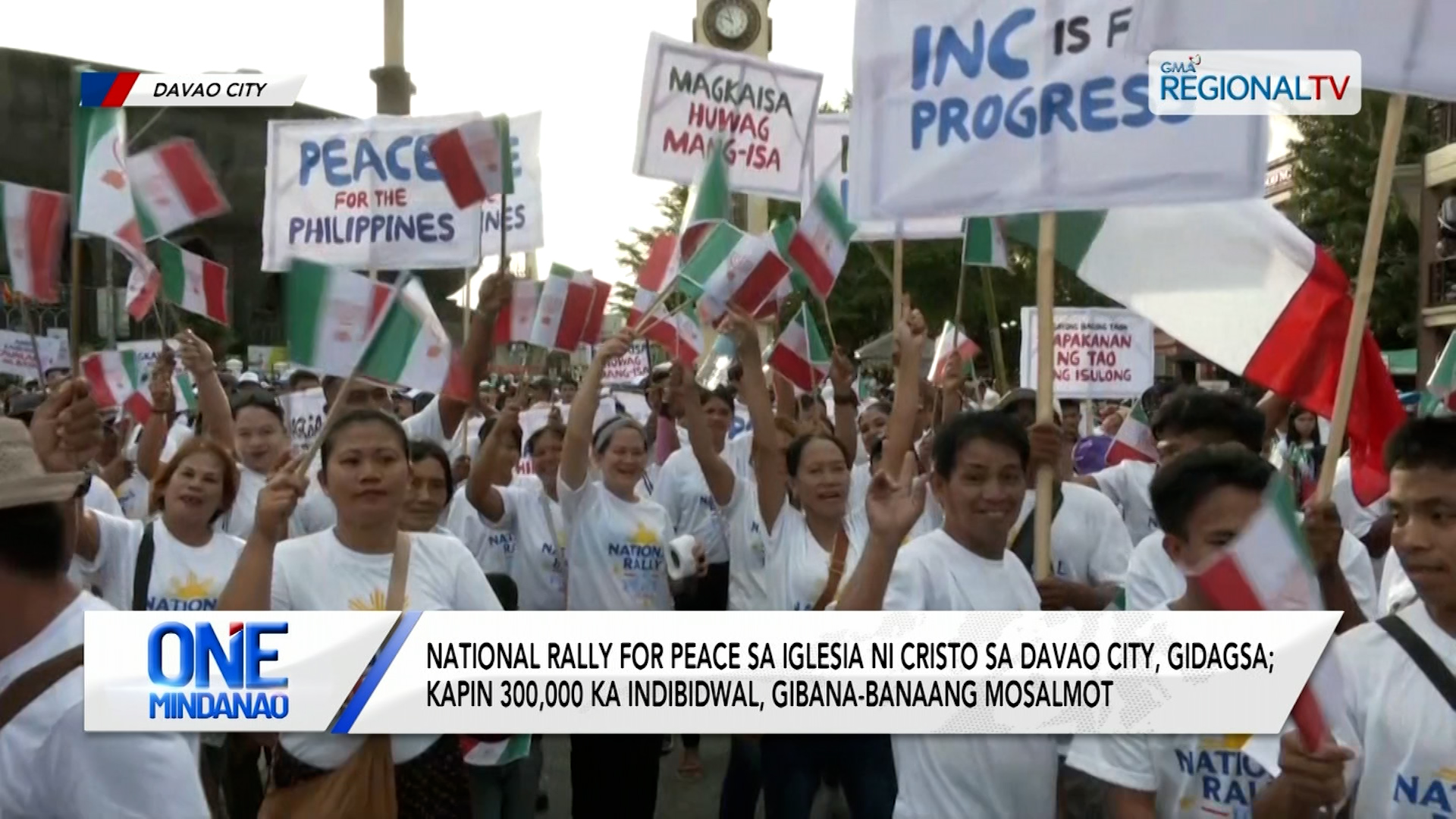 National Rally for Peace sa Iglesia Ni Cristo sa Davao City, gidagsa