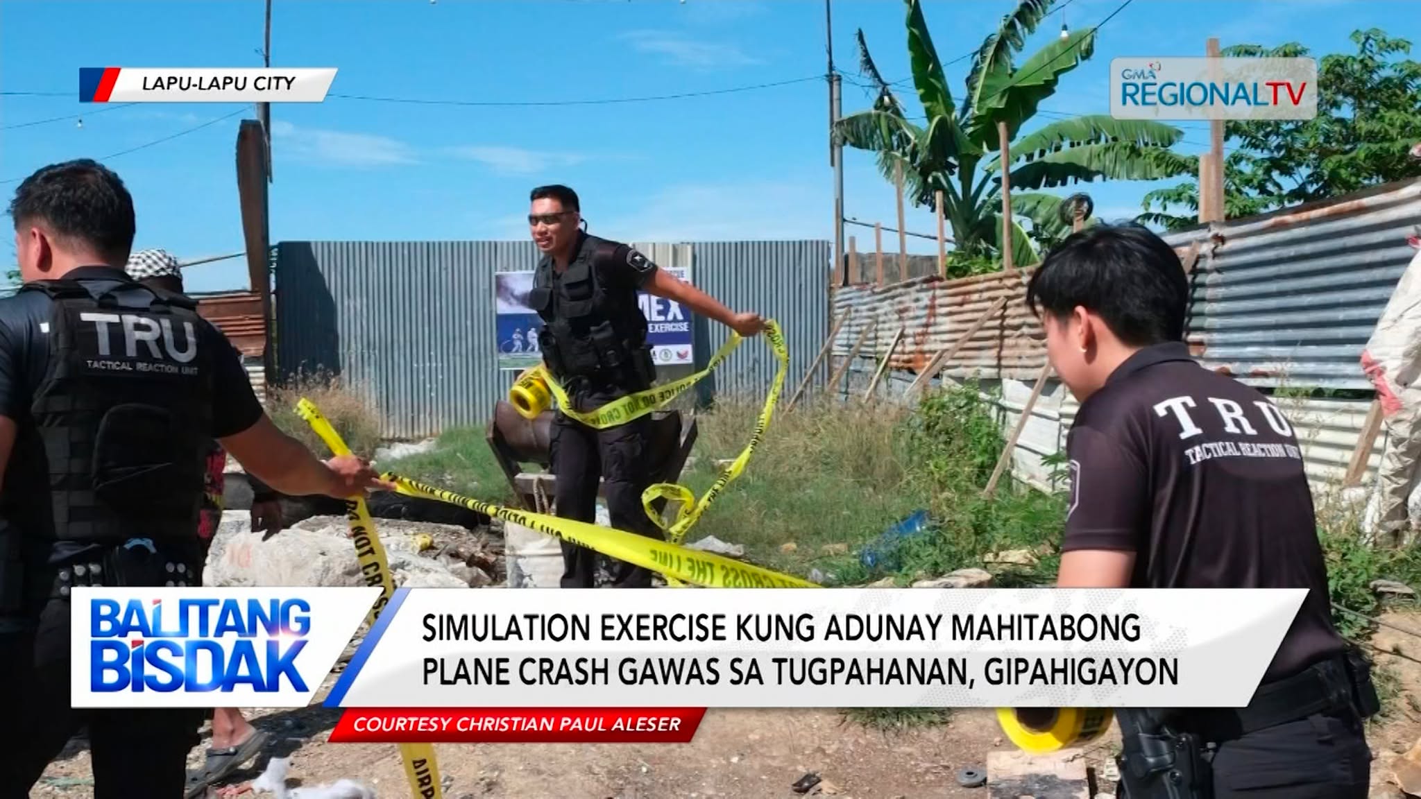 Plane Crash Simulation, Gipahigayon