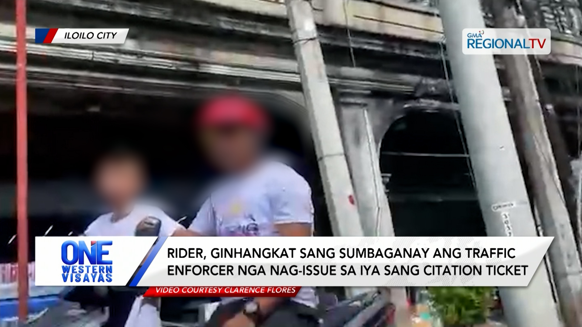 Rider, ginhangkat sang sumbaganay ang traffic enforcer sa Iloilo City, arestado