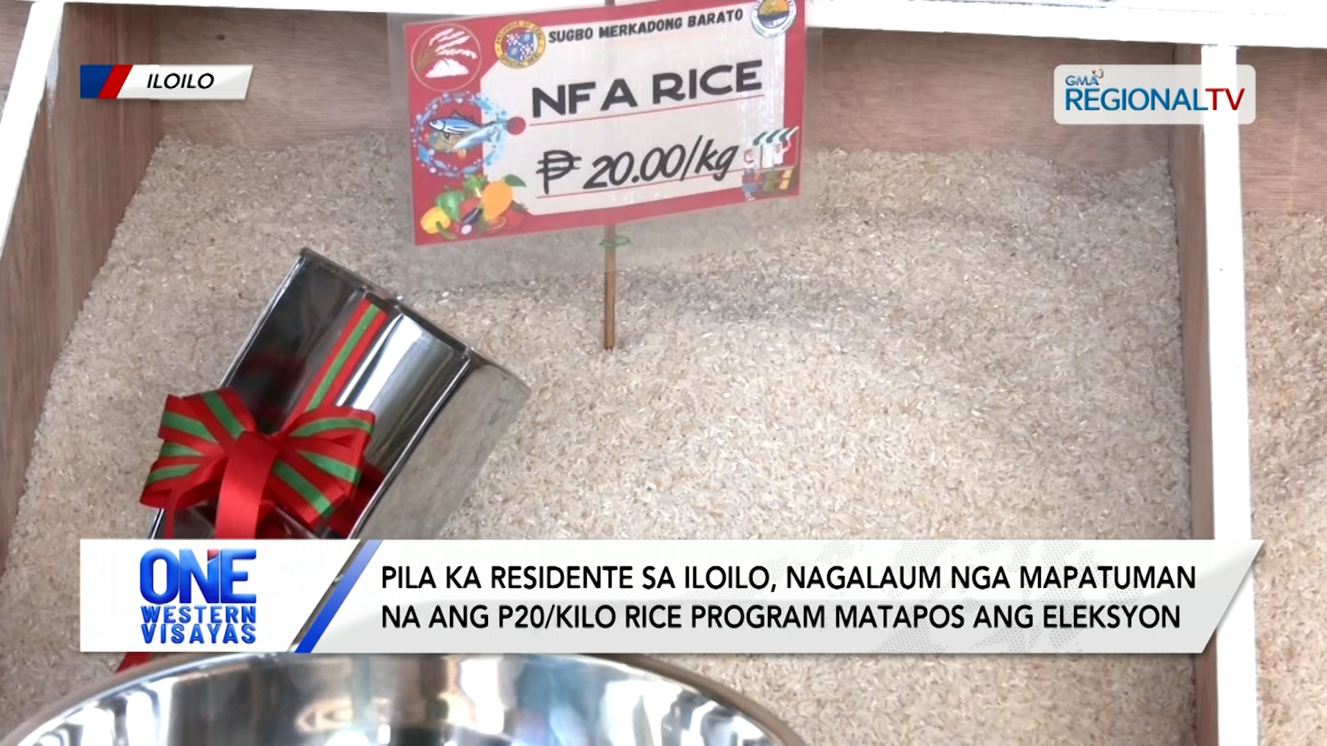 Pila ka residente sa Iloilo nagalaum nga mapatuman na ang P20/kilo rice program