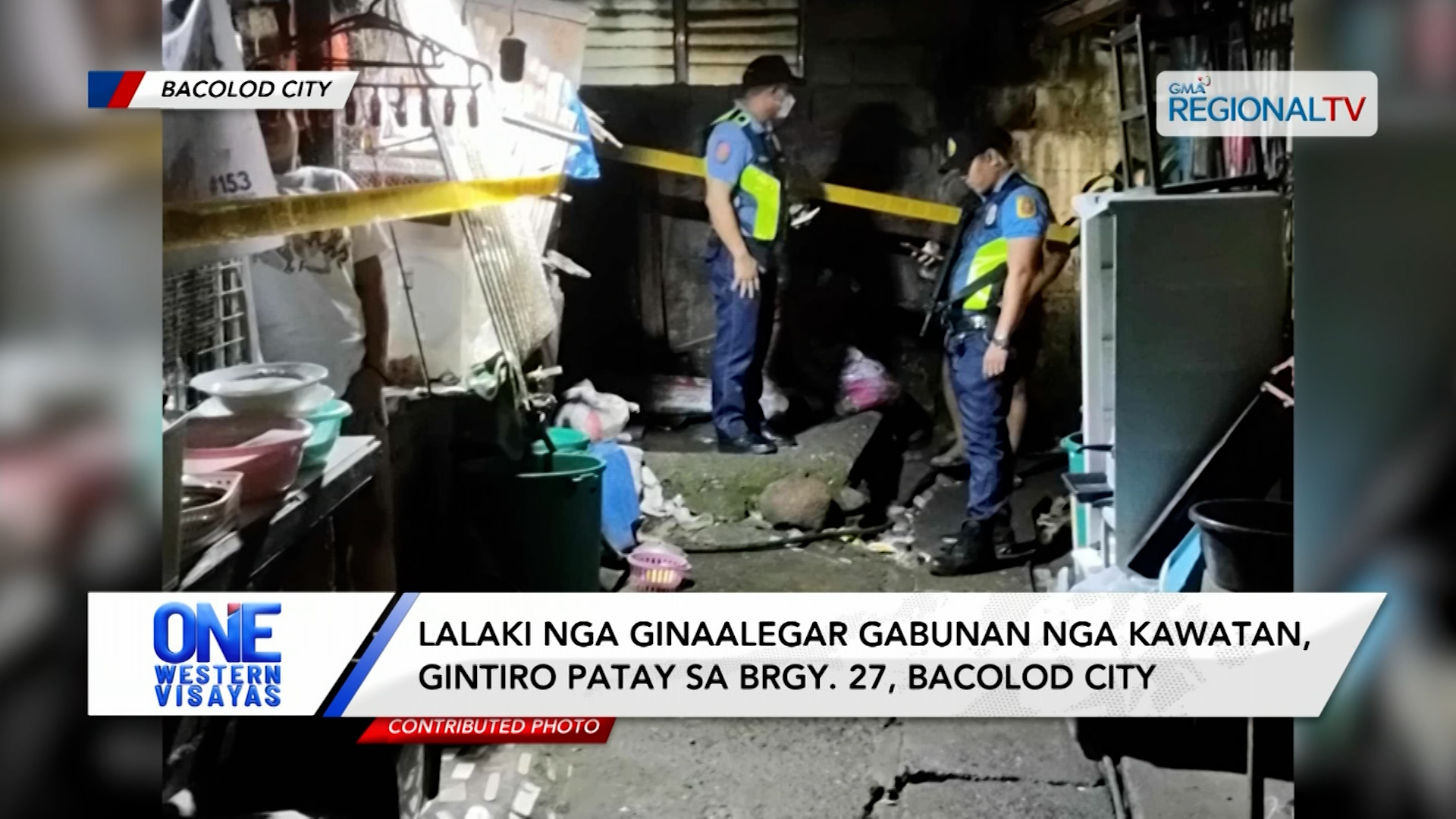 Lalaki nga ginaalegar kawatan, gintiro patay sa Brgy. 27, Bacolod City