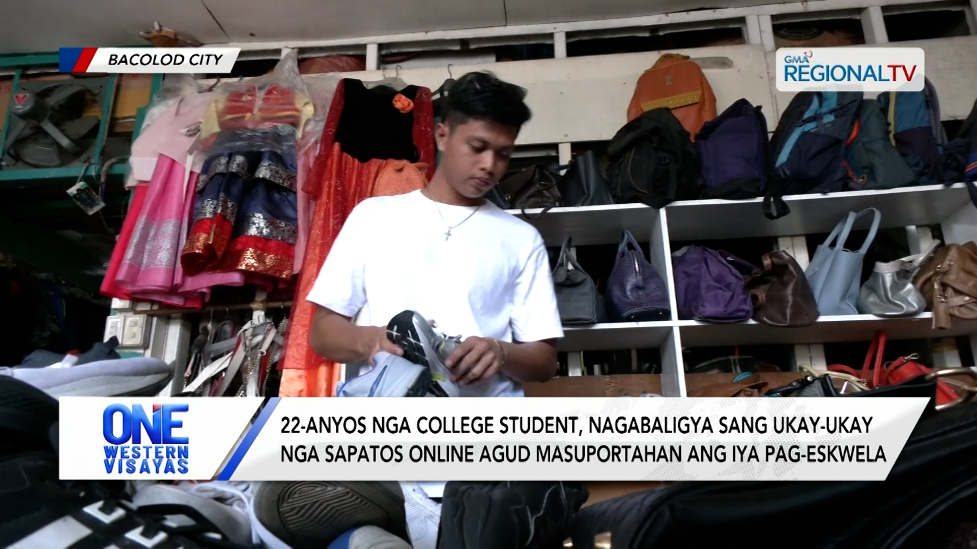 22-anyos nga college student, nagabaligya sang ukay-ukay nga sapatos online