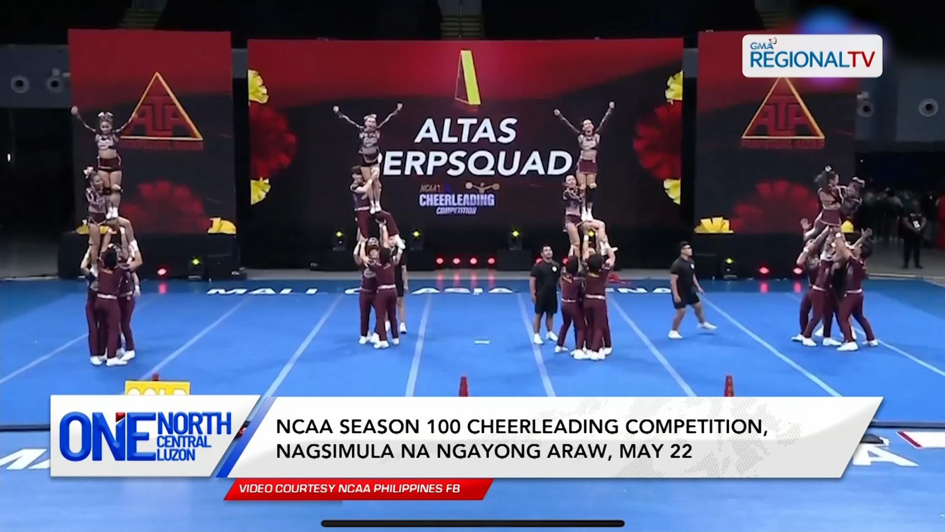 NCAA Season 100 Cheerleading Competition, nagsimula na ngayong araw