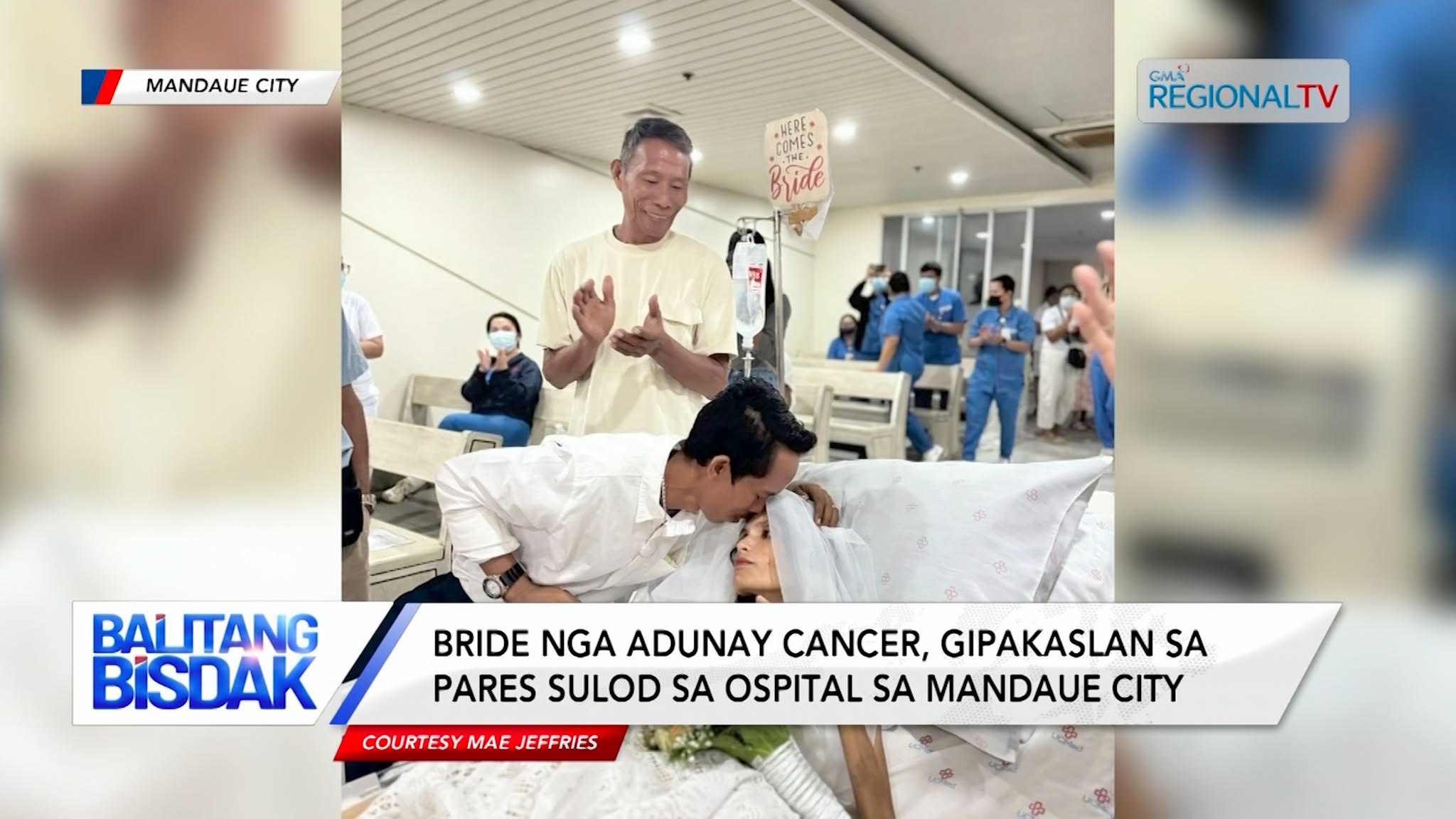 Bride nga adunay cancer, gipakaslan sulod sa ospital sa Mandaue City